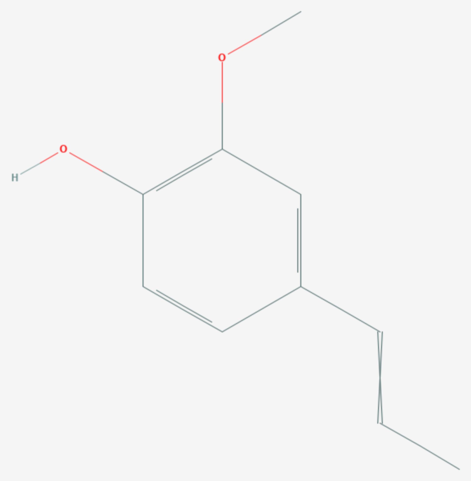 Isoeugenol (Strukturformel)