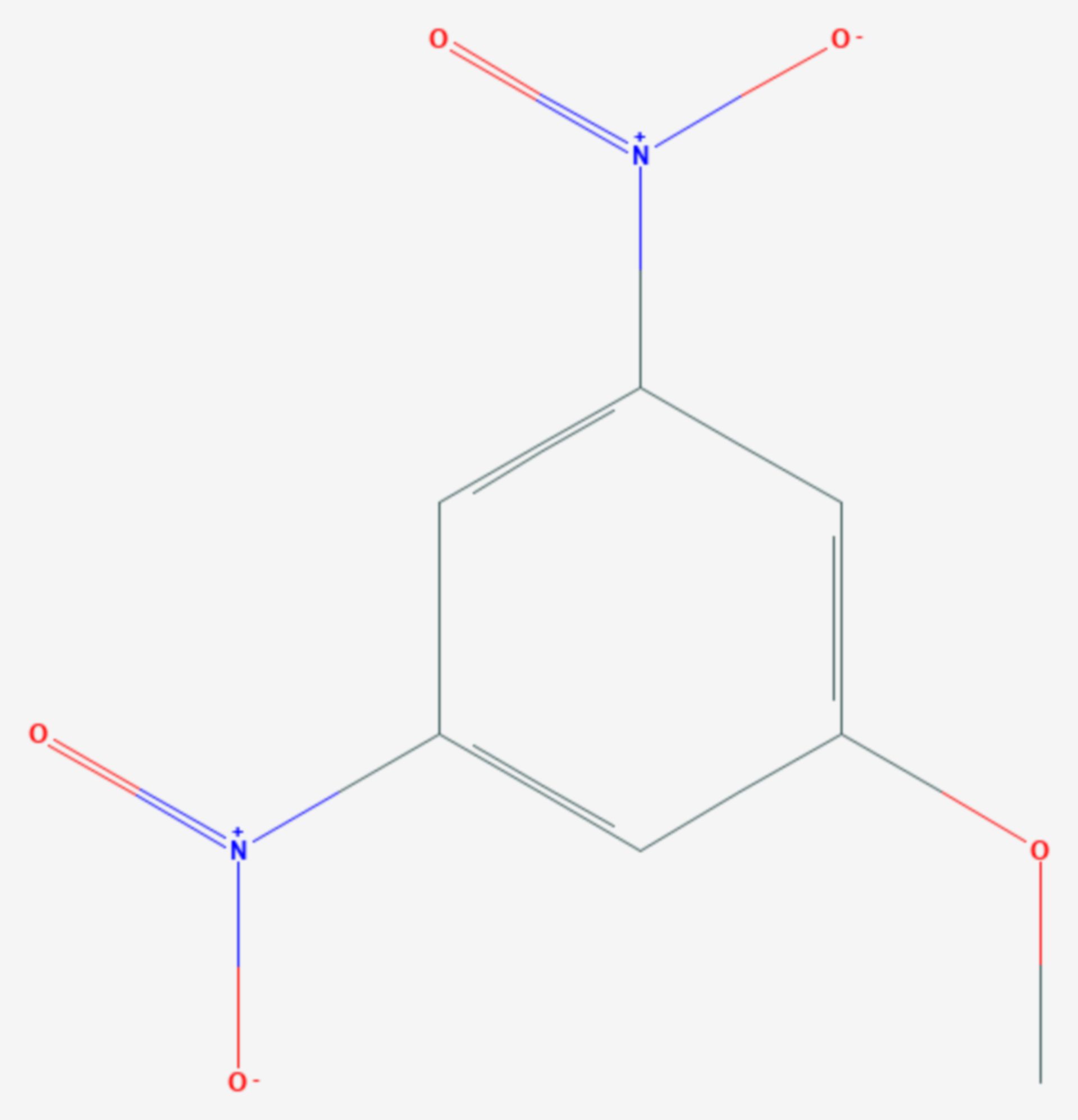 3,5-Dinitroanisol (Strukturformel)