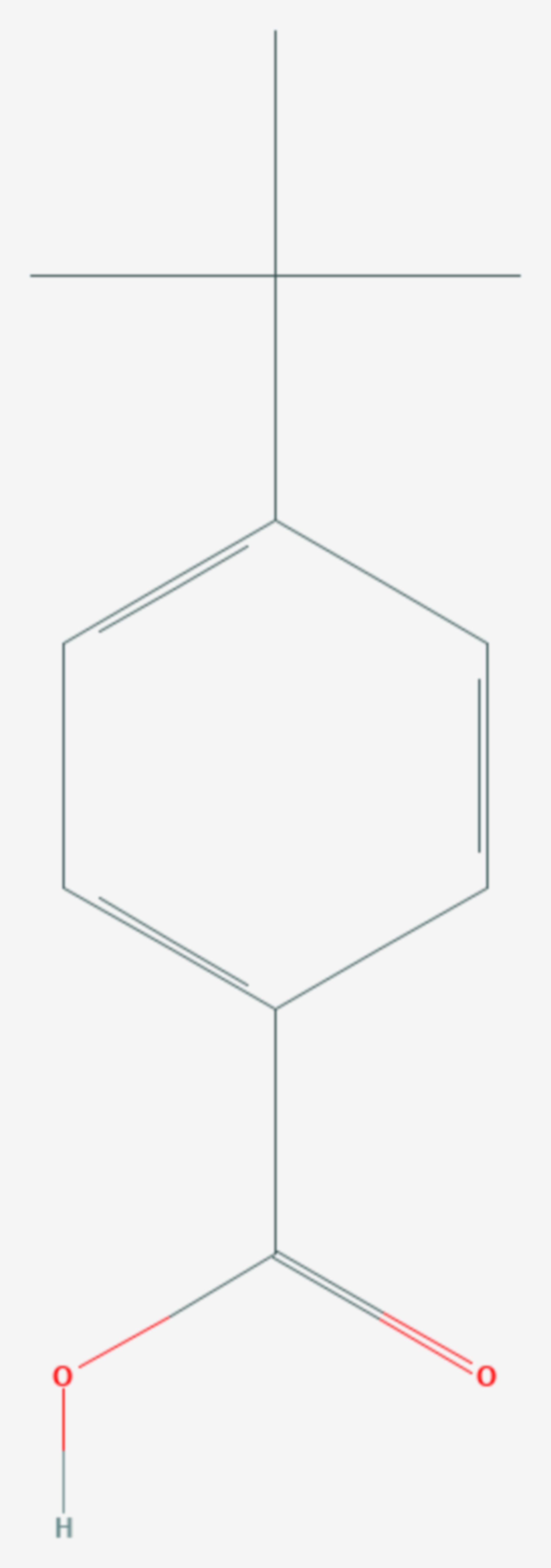 4-tert-Butylbenzoesäure (Strukturformel)