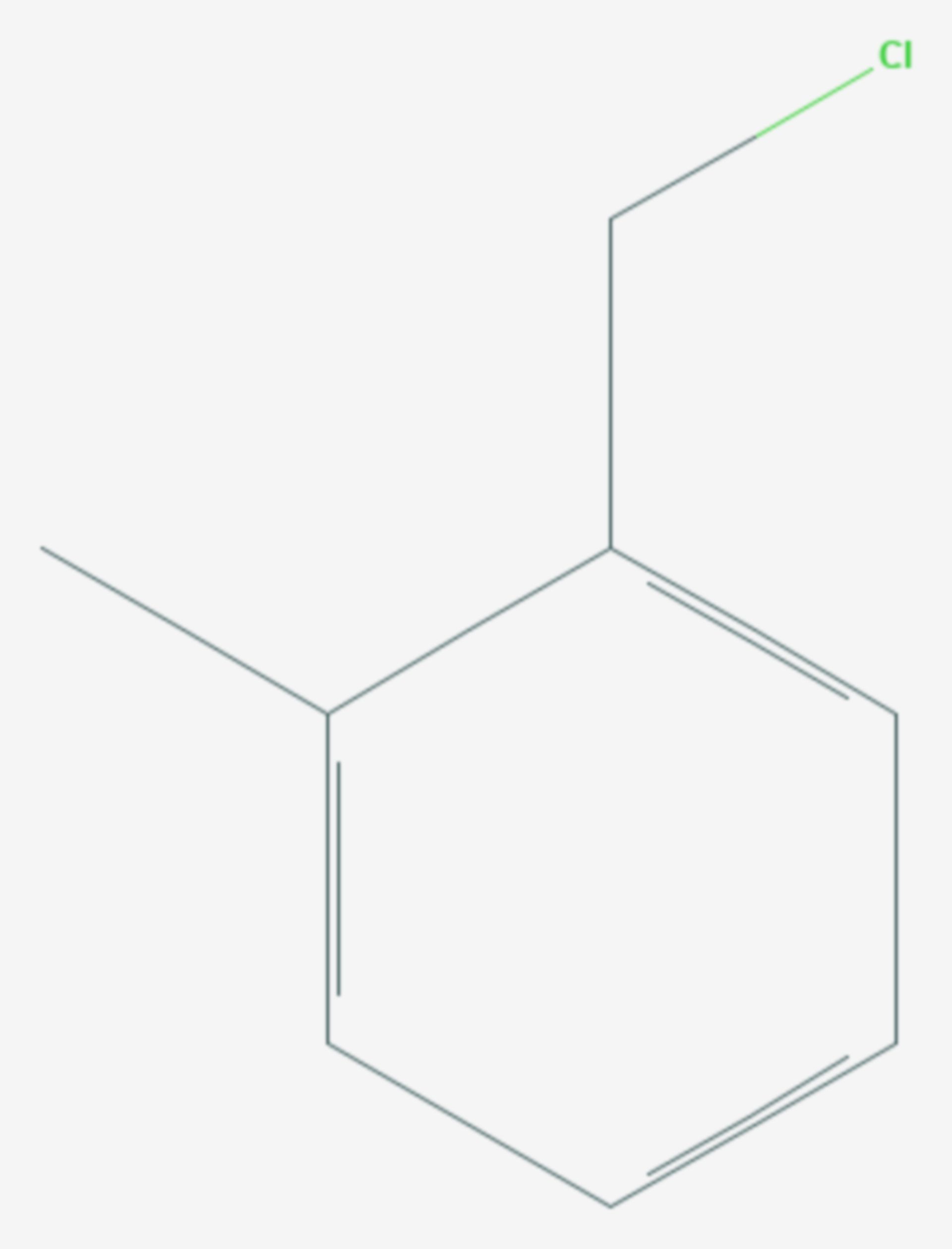 2-Methylbenzylchlorid (Strukturformel)