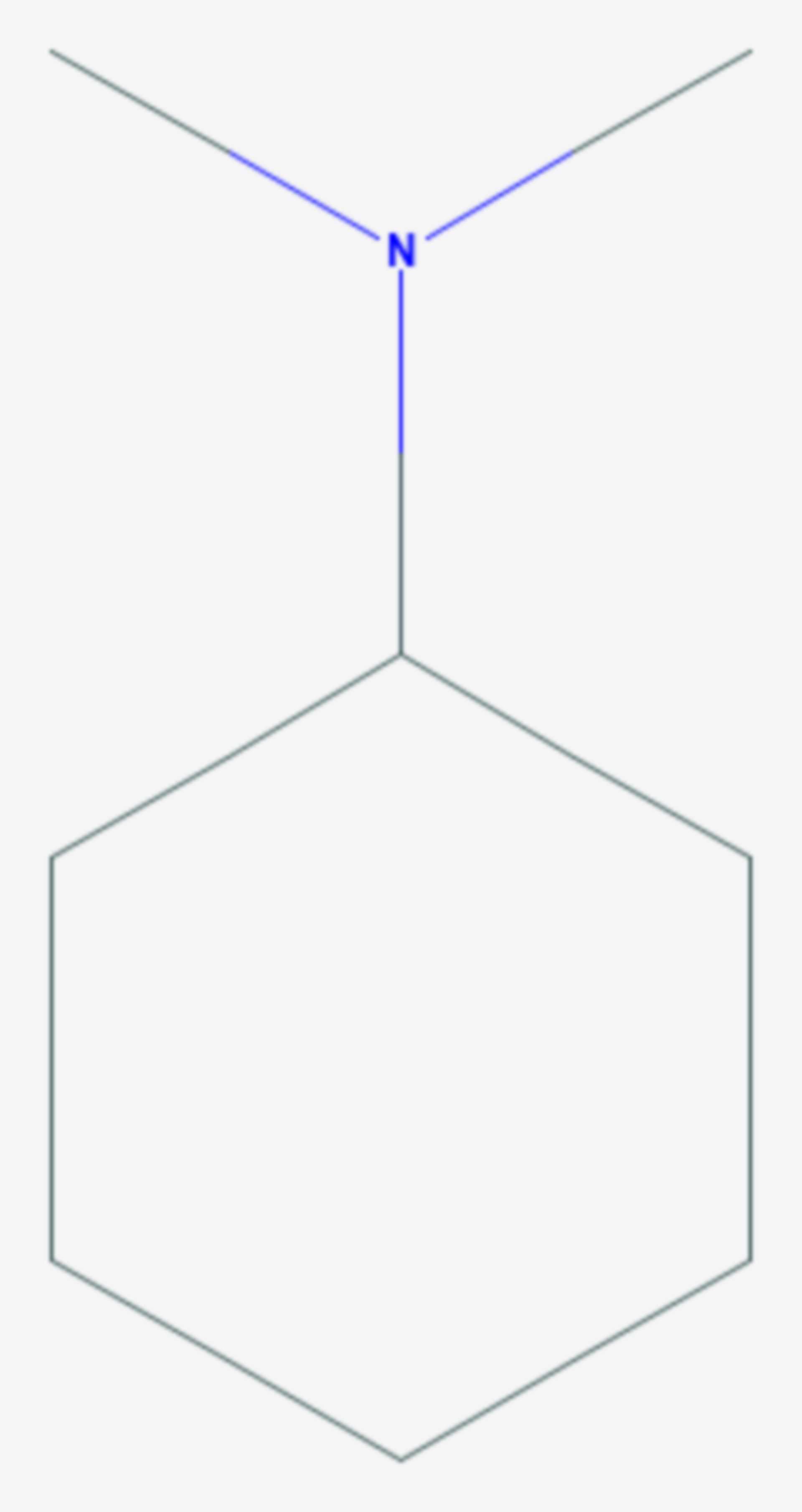 Cyclohexyldimethylamin (Strukturformel)