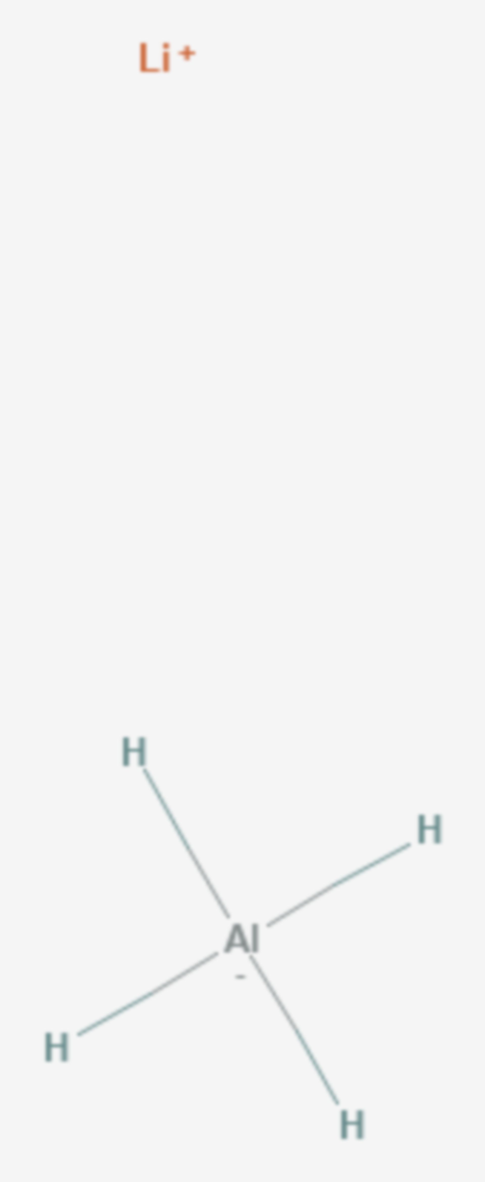 Lithiumaluminiumhydrid (Strukturformel)