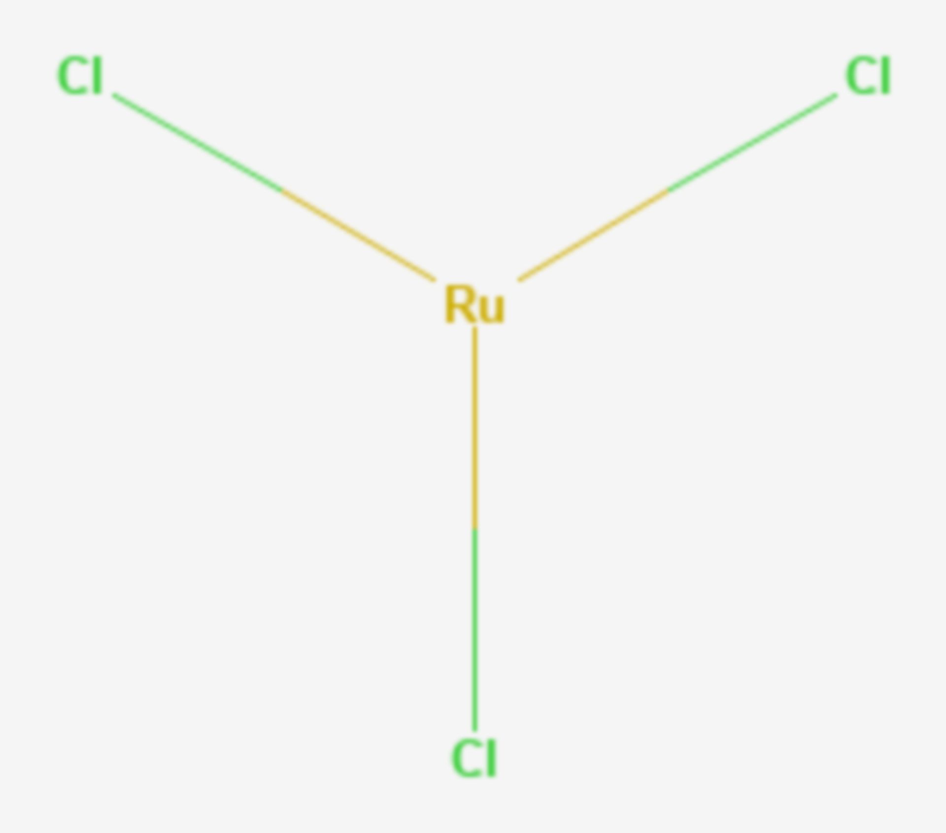 Ruthenium(III)-chlorid (Strukturformel)