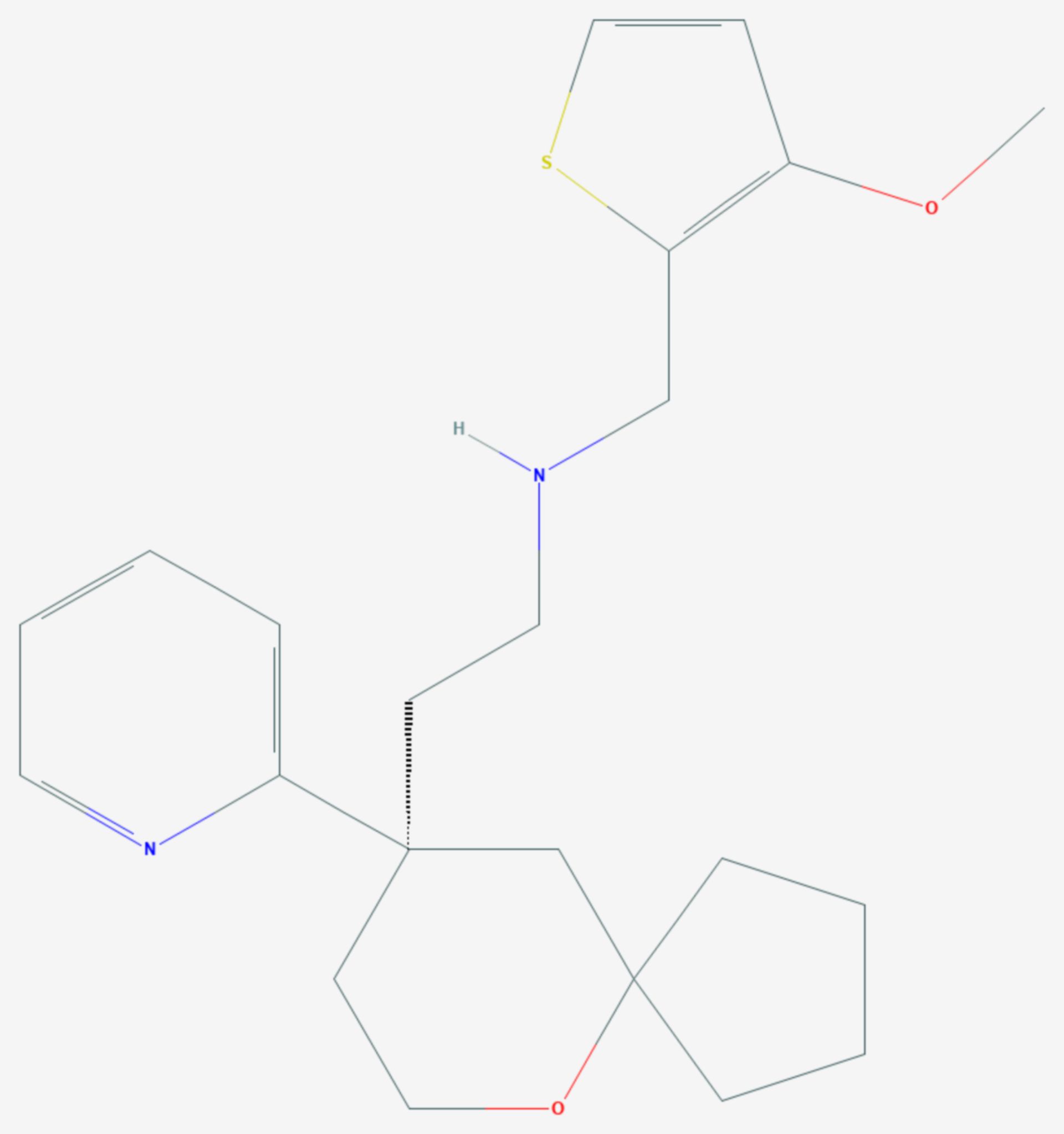 Oliceridin (Strukturformel)