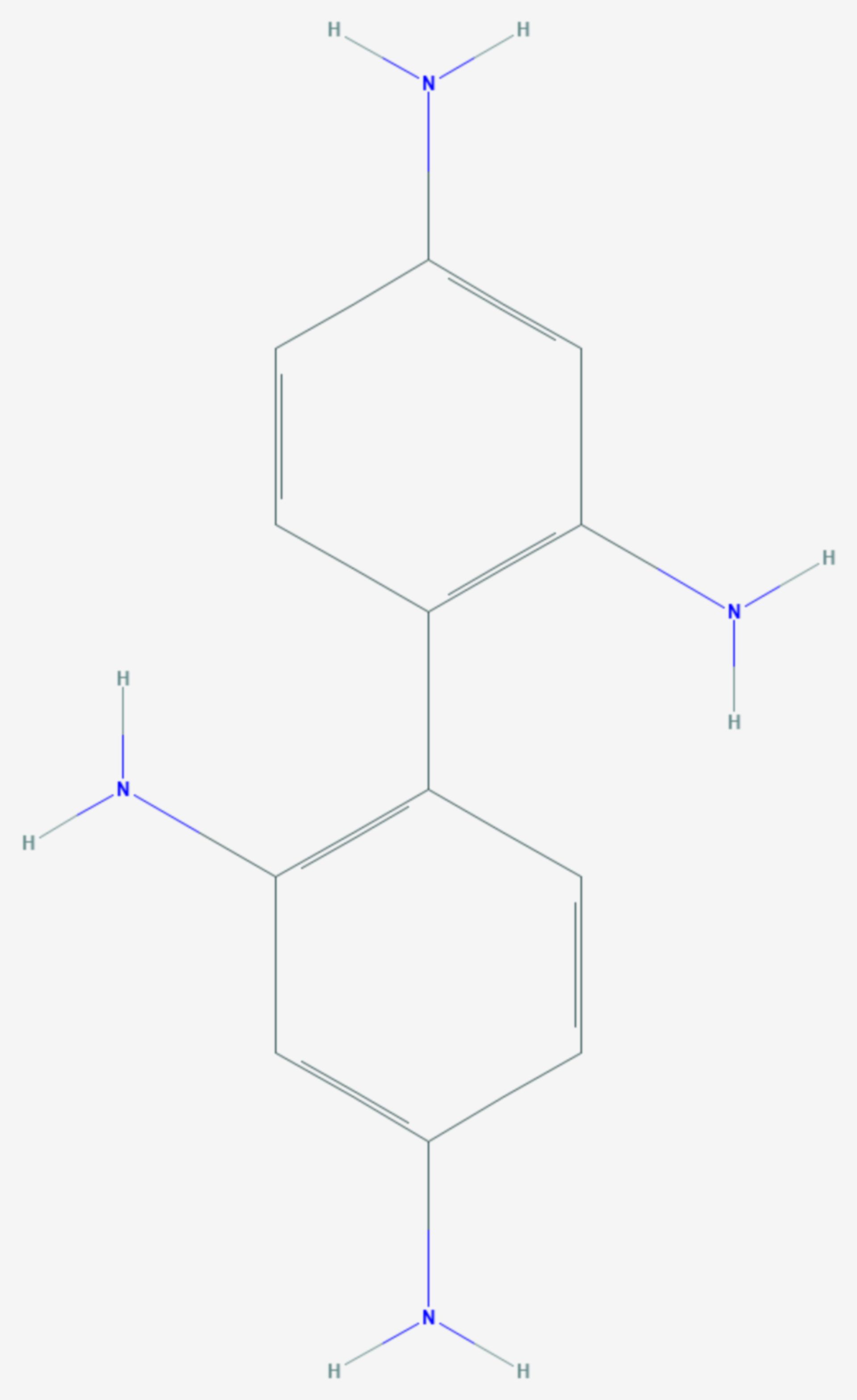 3,3′-Diaminobenzidin (Strukturformel)