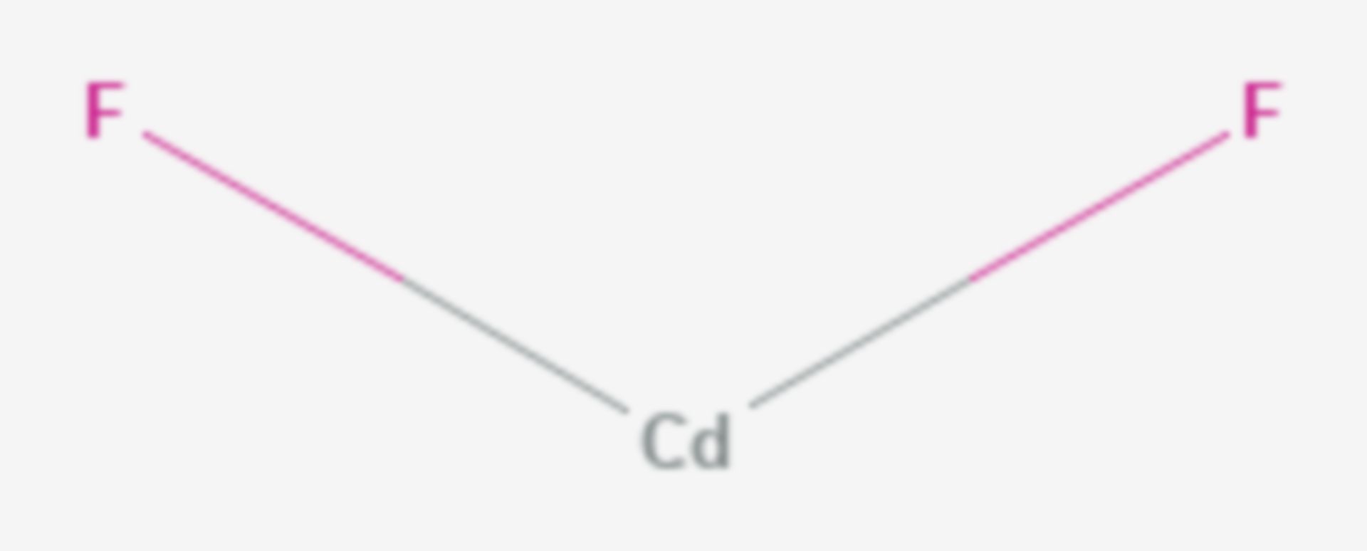 Cadmiumfluorid (Strukturformel)