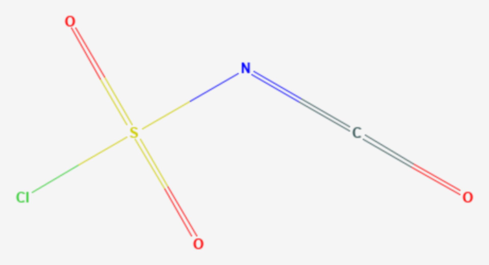 Chlorsulfonylisocyanat (Strukturformel)