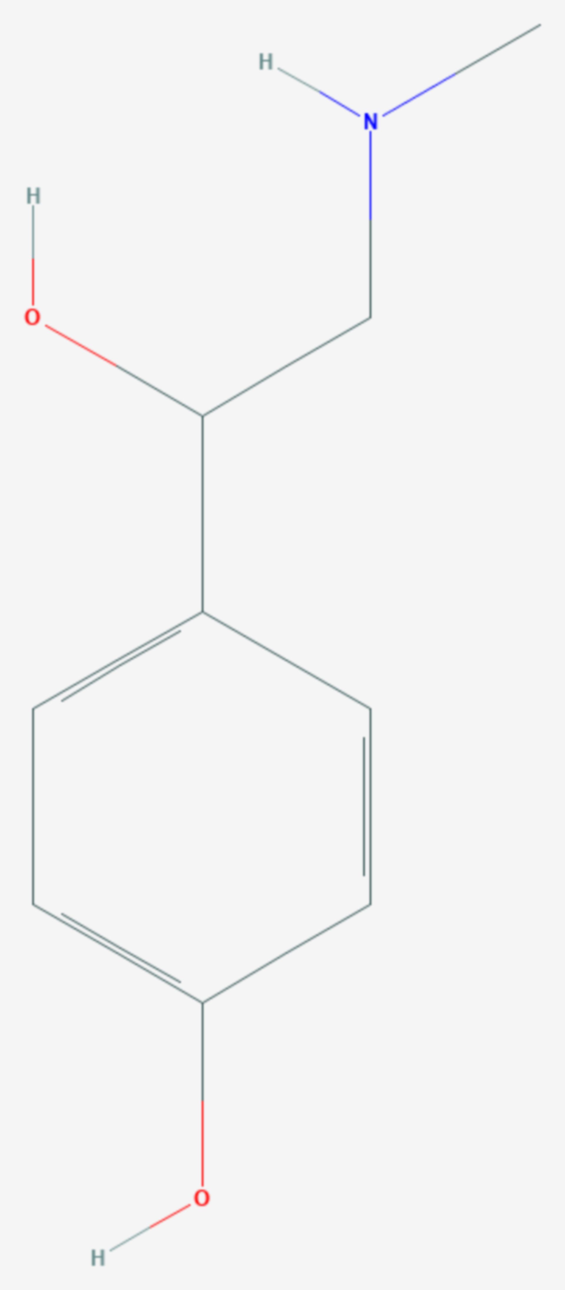 Synephrin (Strukturformel)