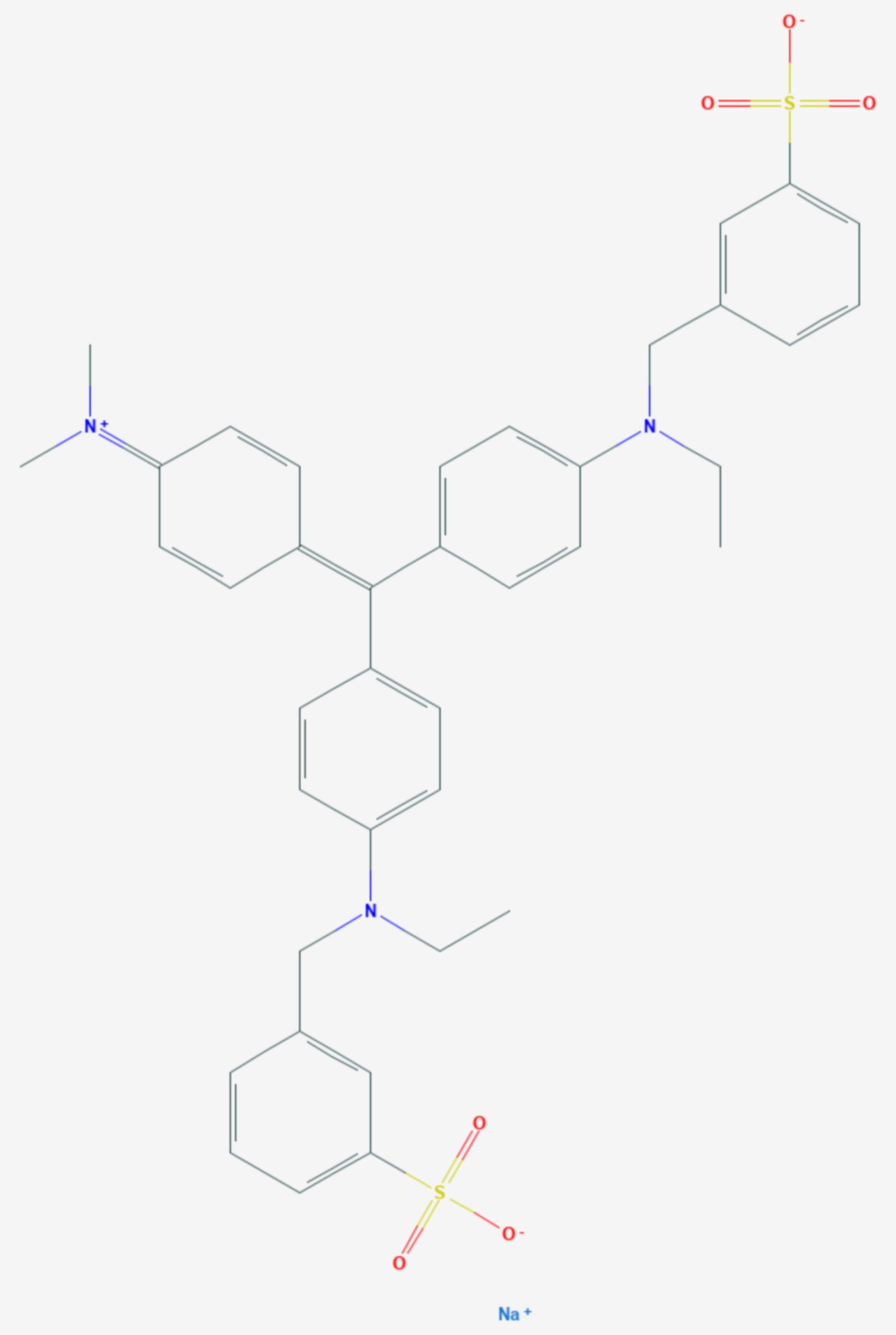 Benzylviolett 4B (Strukturformel)