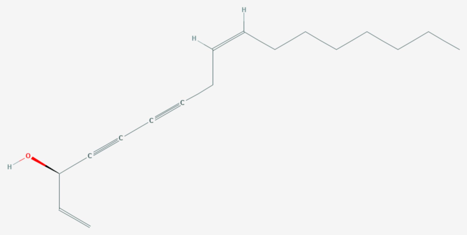 Falcarinol (Strukturformel)