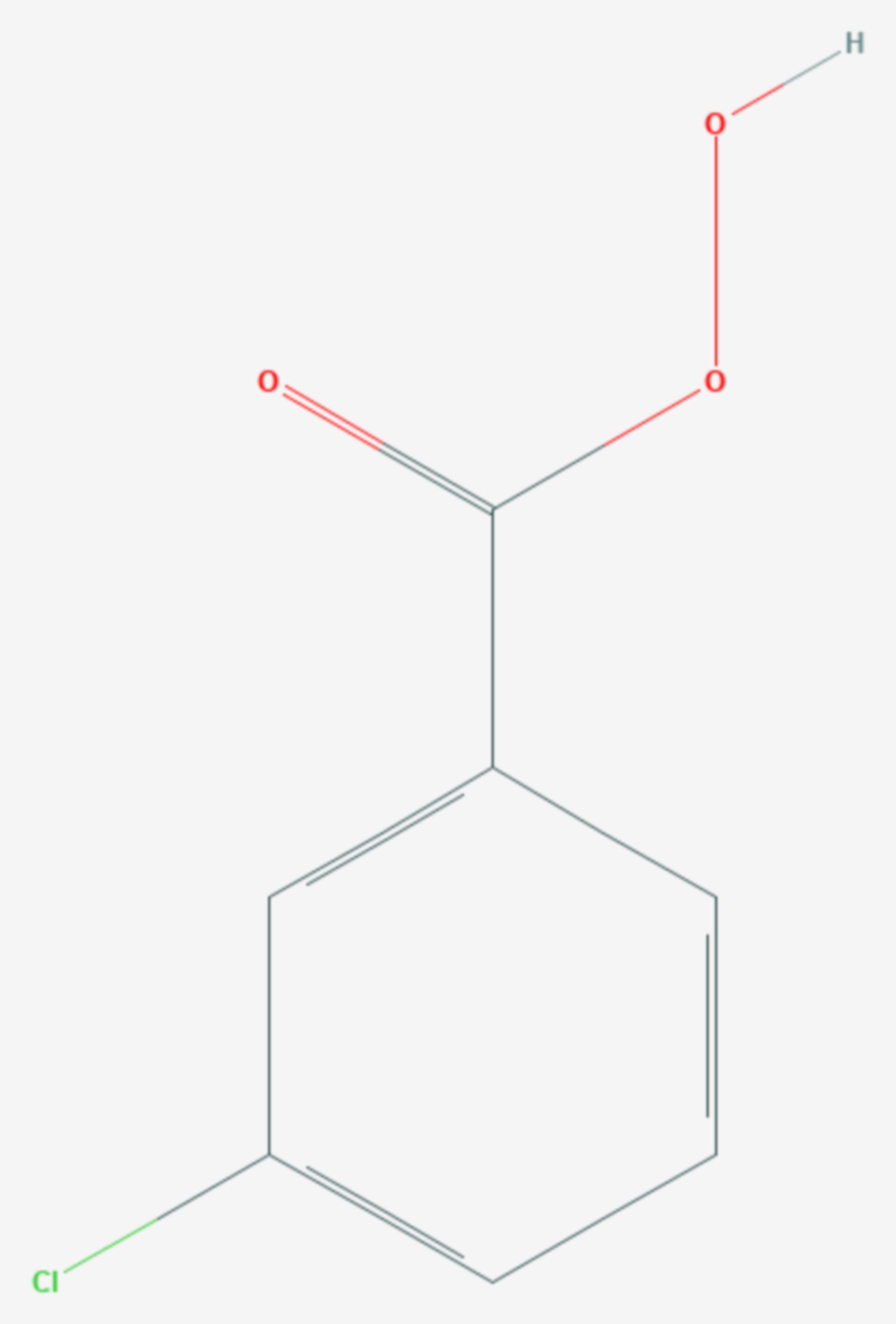 Meta-Chlorperbenzoesäure (Strukturformel)