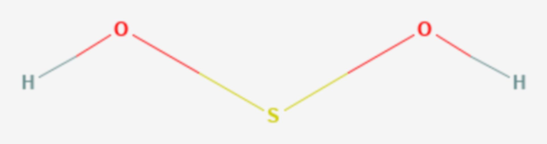 Sulfoxylsäure (Strukturformel)