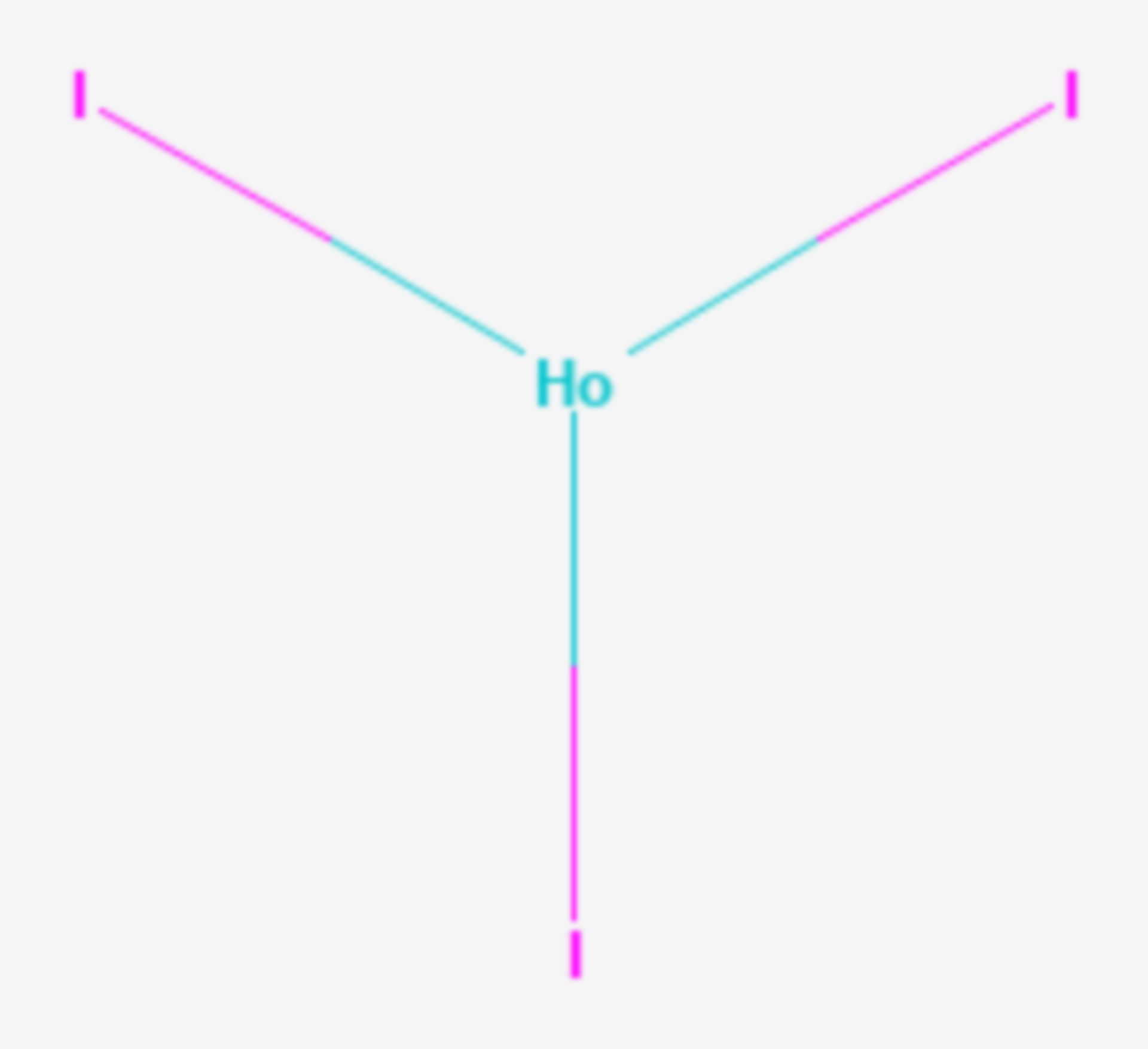 Holmium(III)-iodid (Strukturformel)