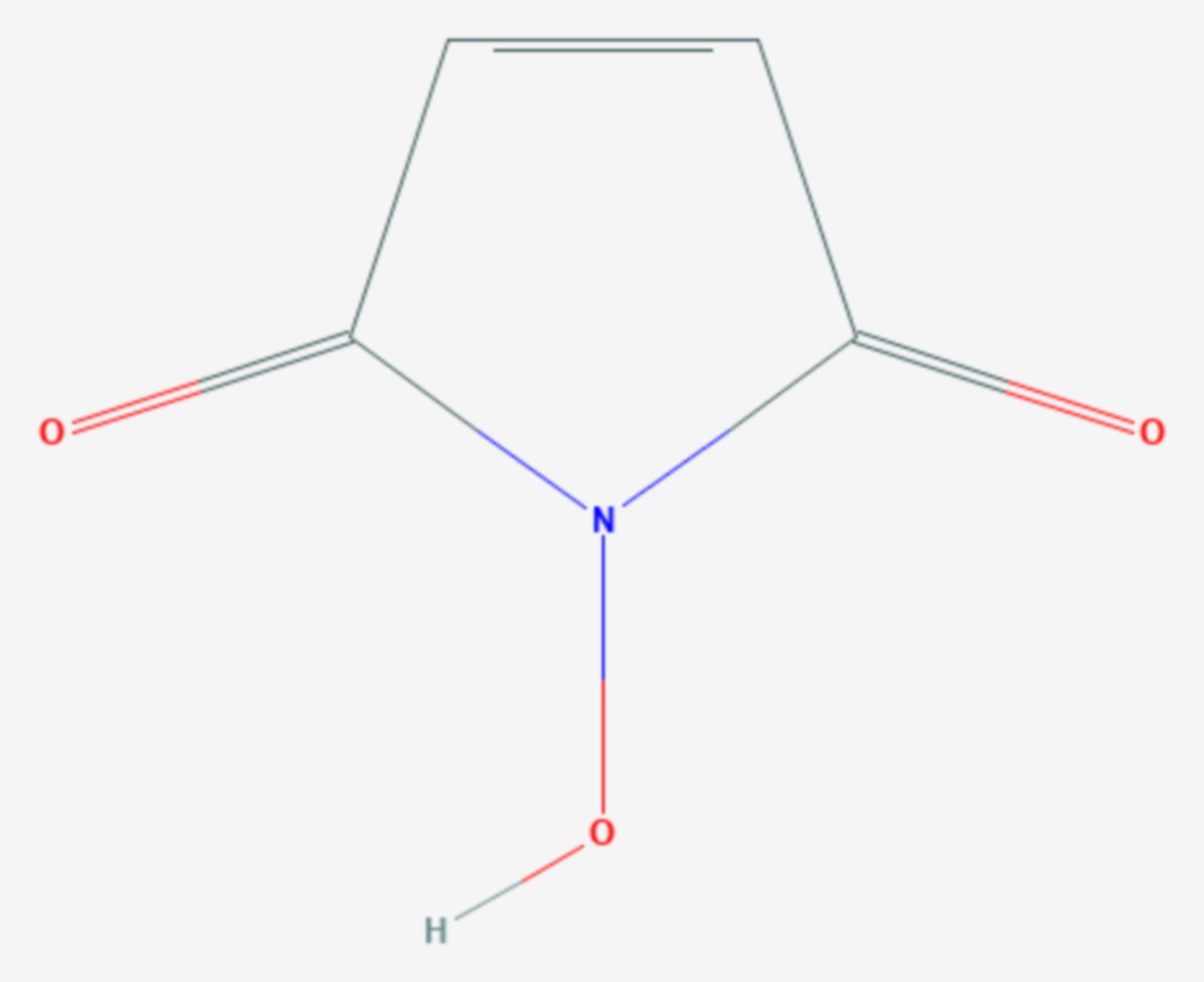 N-Hydroxymaleinimid (Strukturformel)