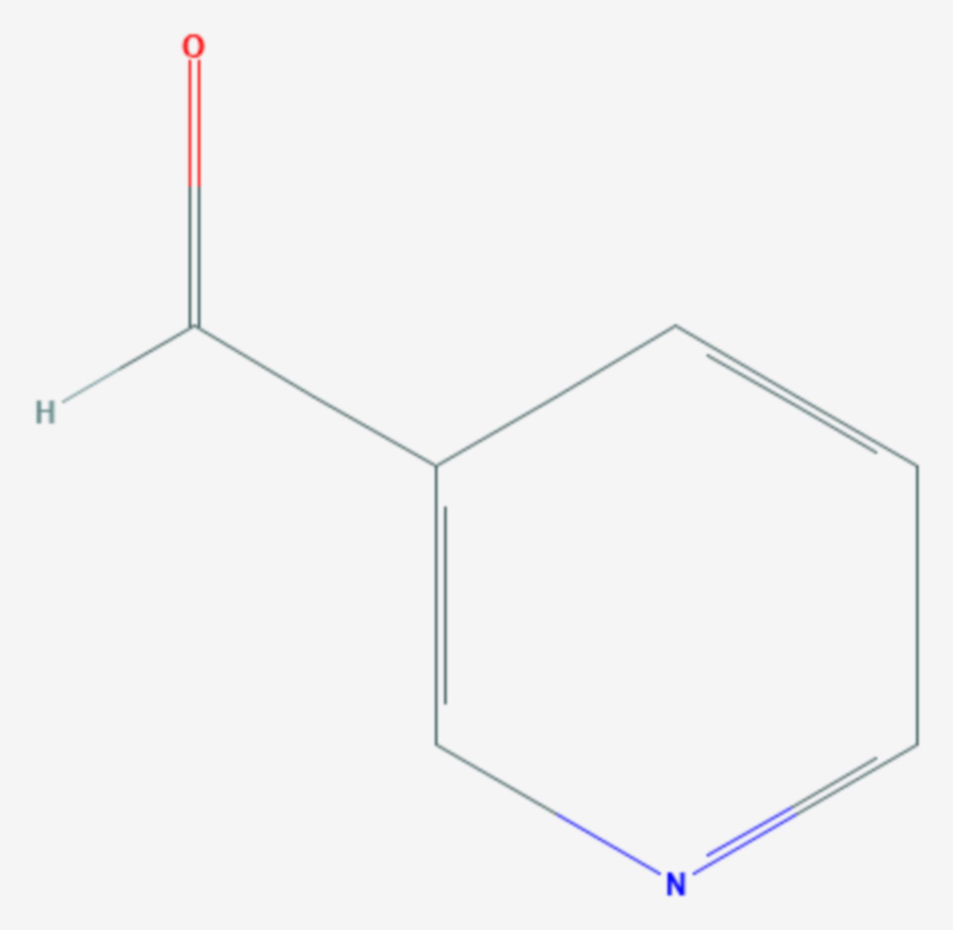 Nicotinaldehyd (Strukturformel)
