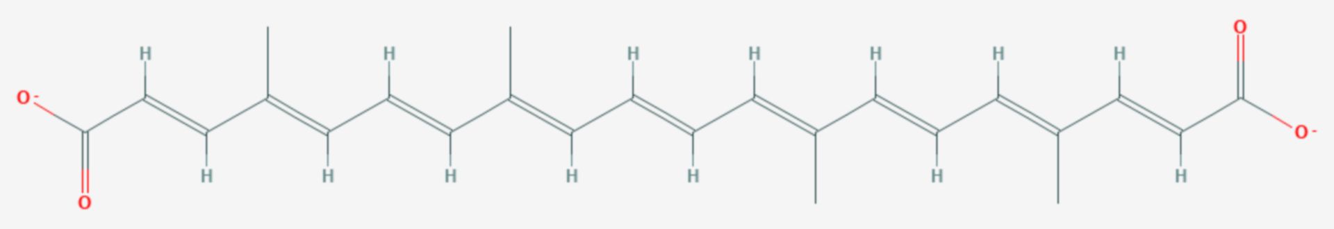 Norbixin (Strukturformel)