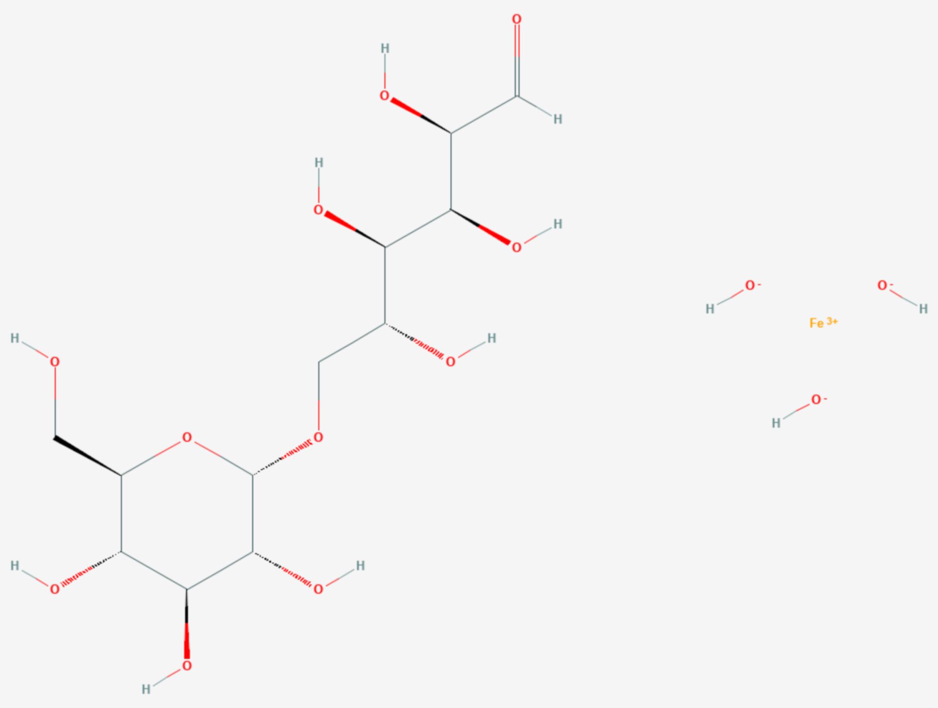 Eisenpolymaltose (Strukturformel)