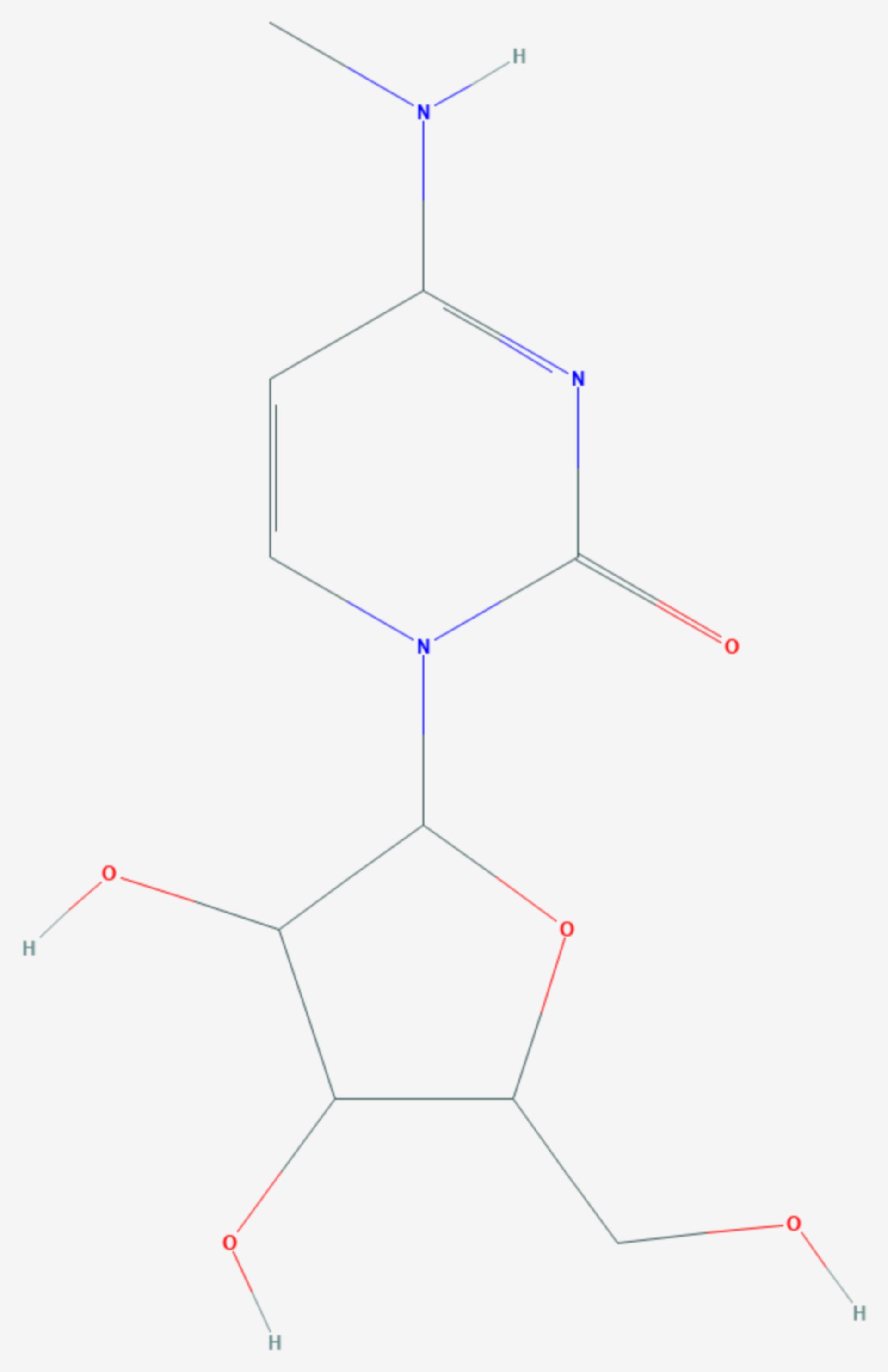 N4-Methylcytidin (Strukturformel)