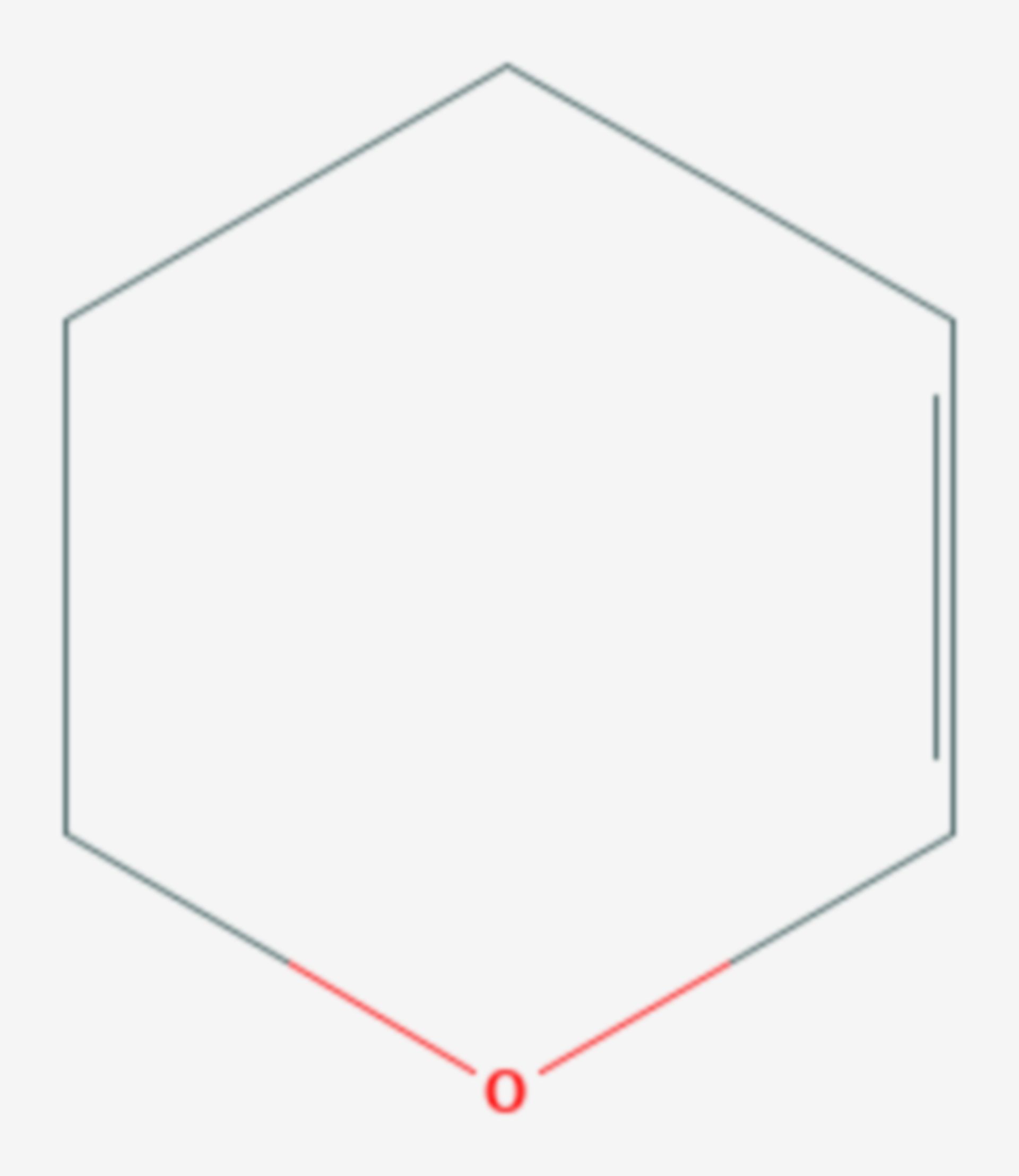 Dihydropyran (Strukturformel)