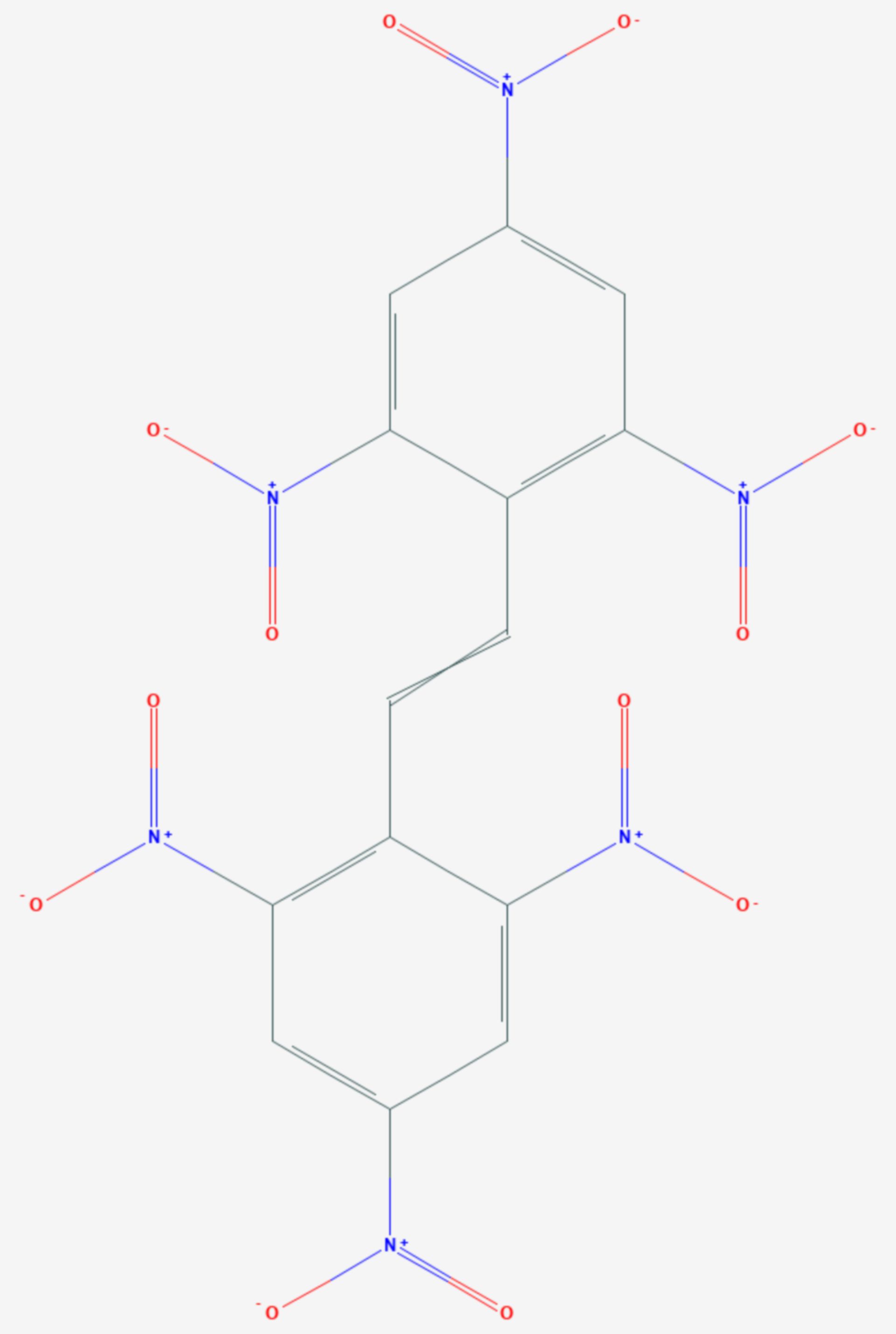 Hexanitrostilben (Strukturformel)