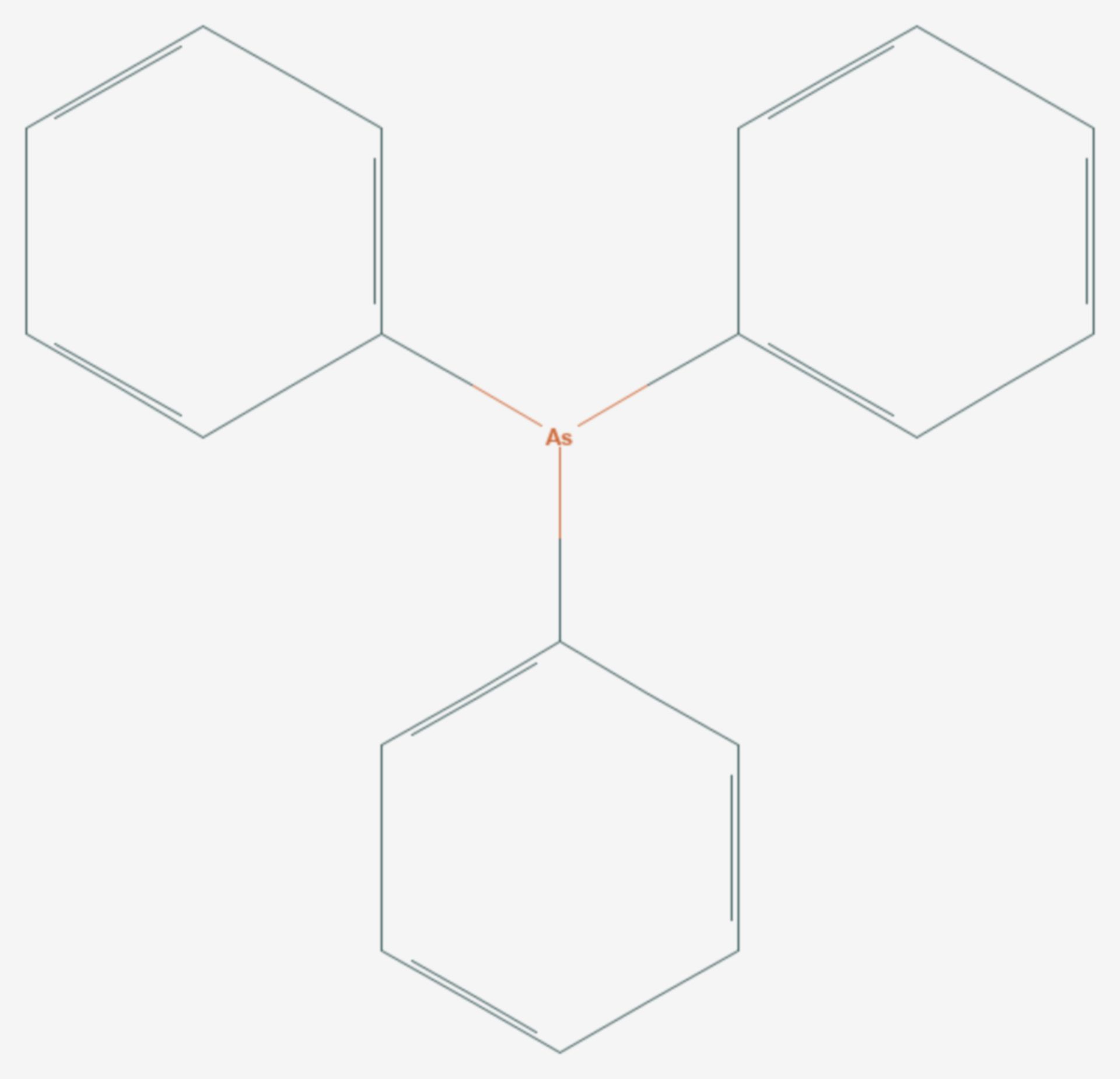 Triphenylarsan (Strukturformel)