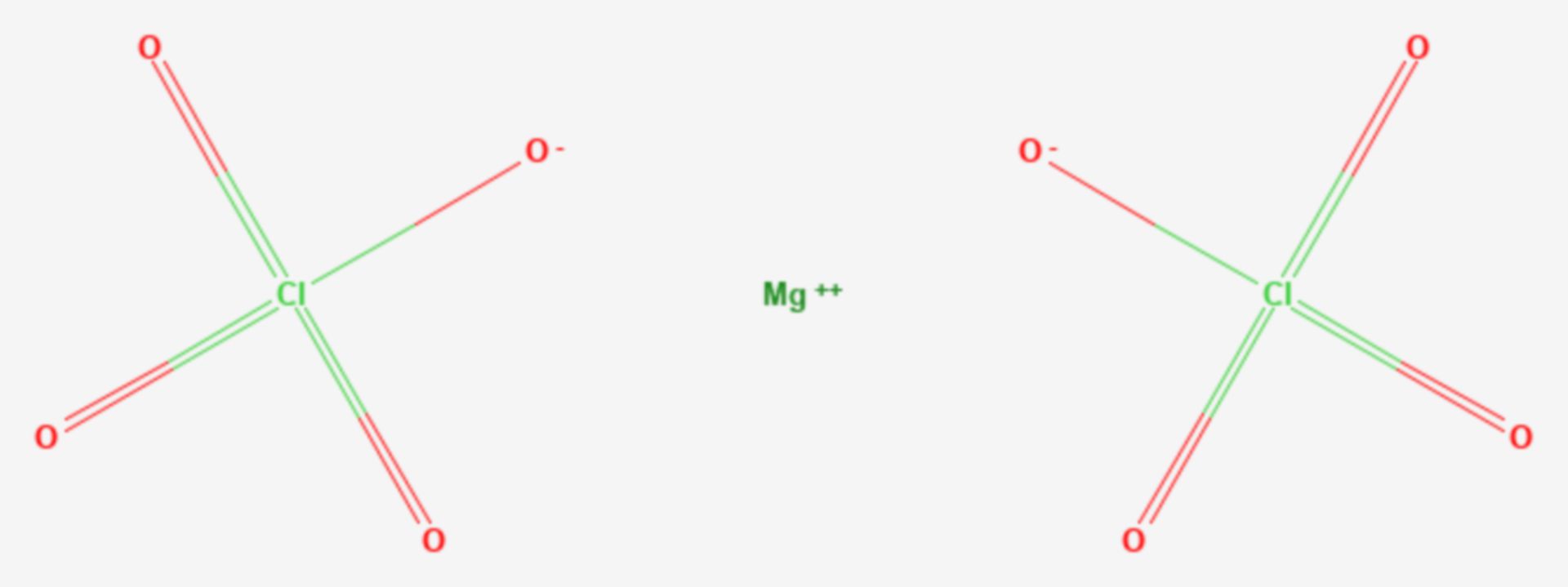 Magnesiumperchlorat (Strukturformel)