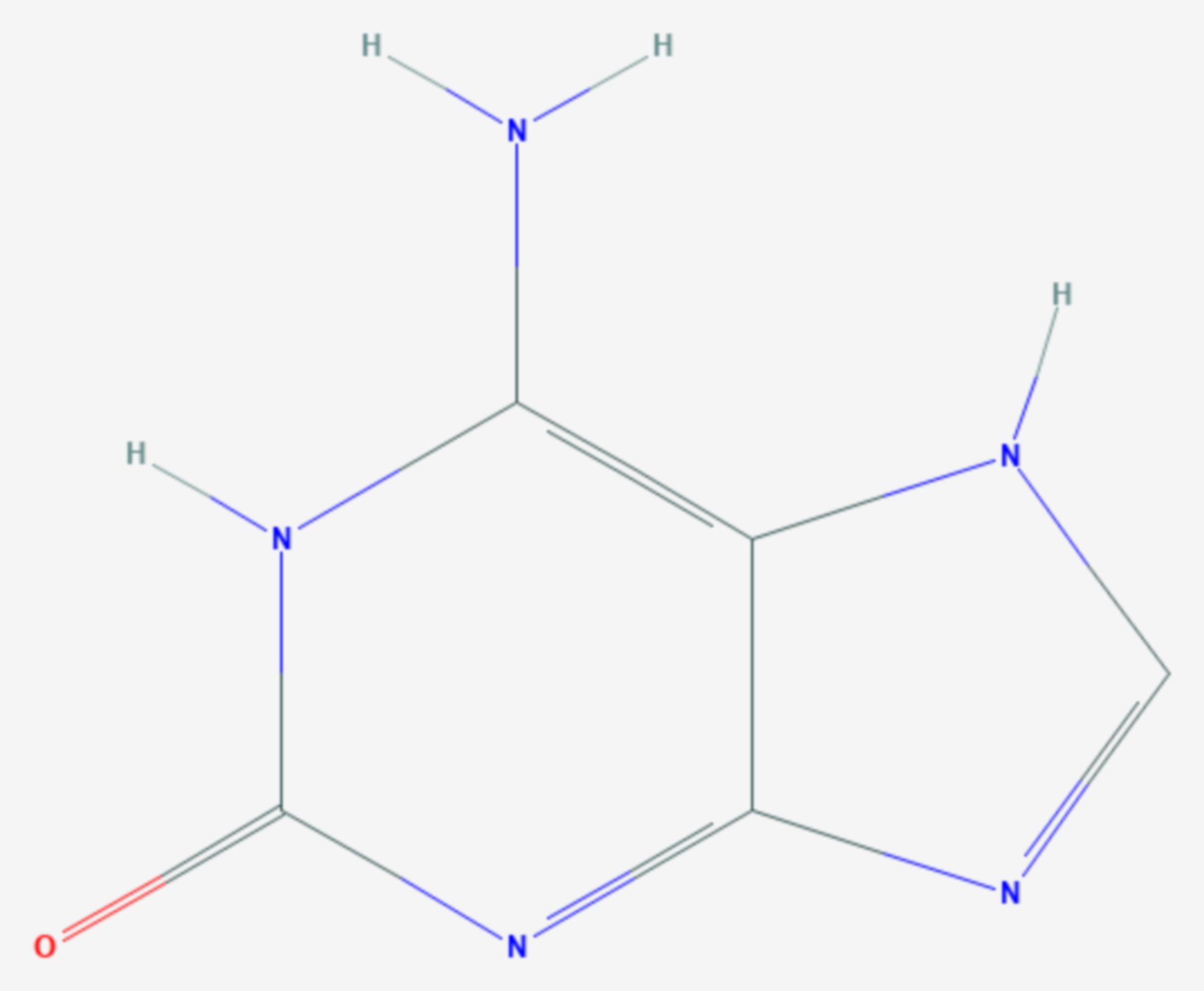 Isoguanin (Strukturformel)