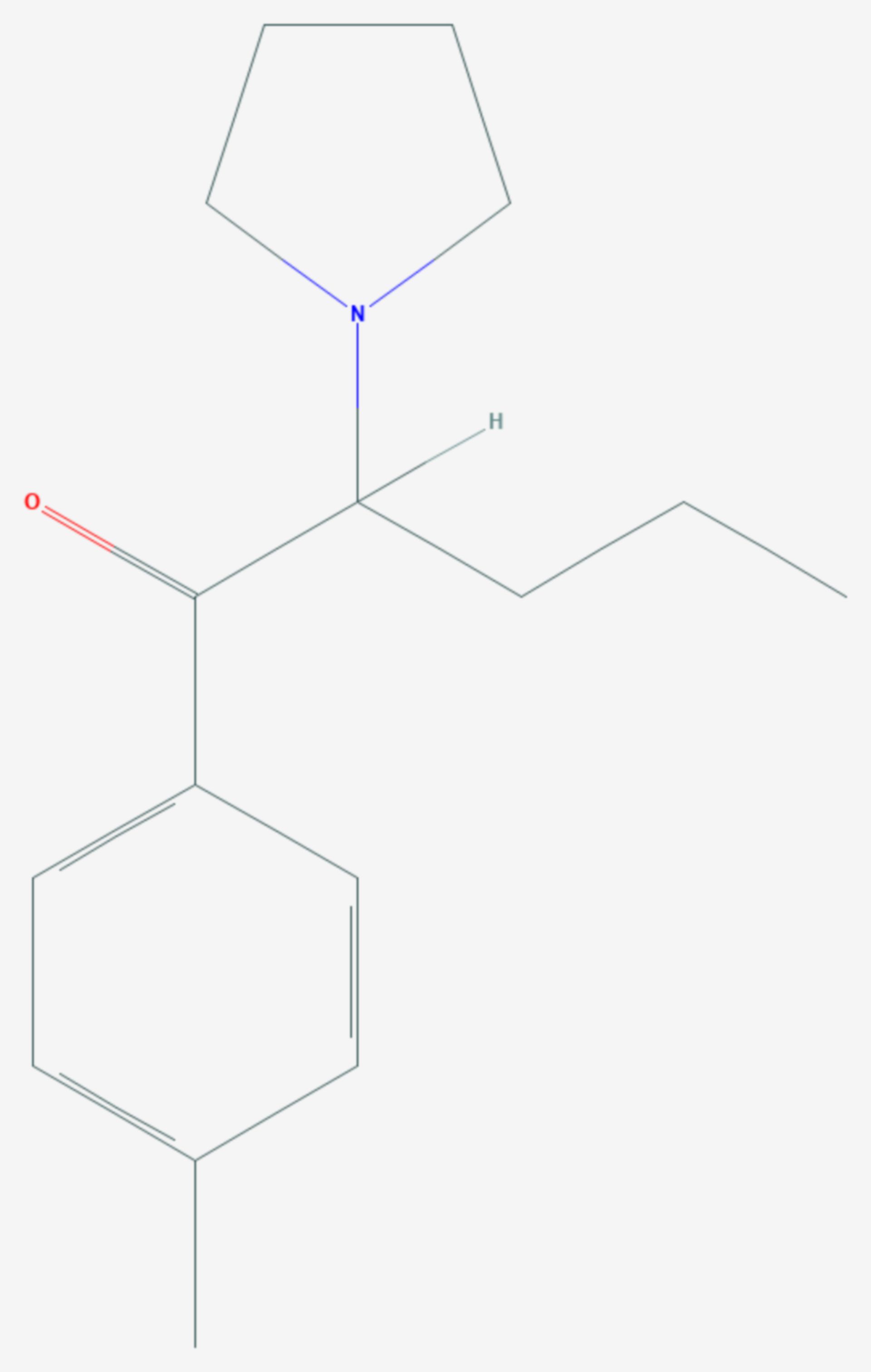 Pyrovaleron (Strukturformel)