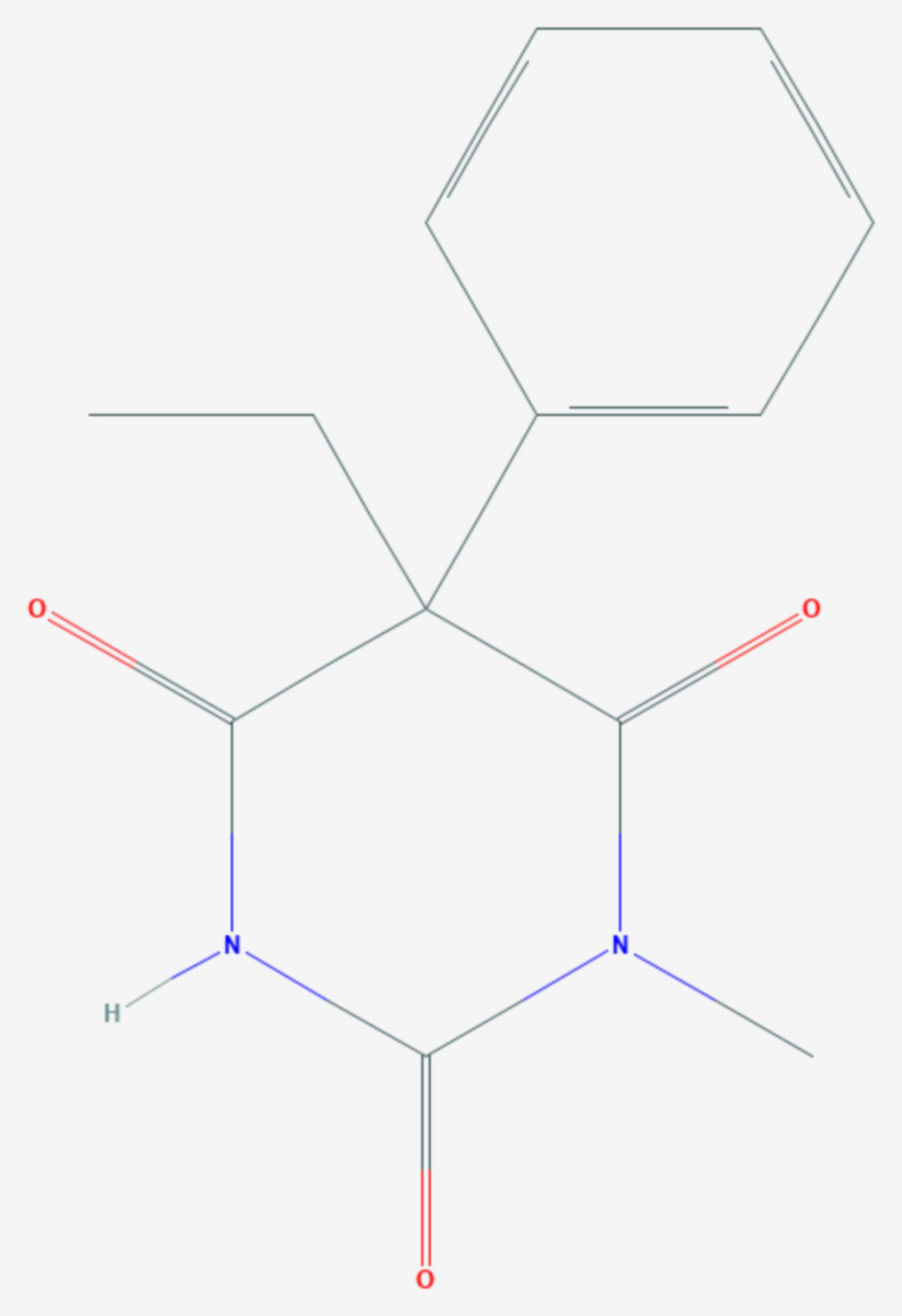 Methylphenobarbital (Strukturformel)