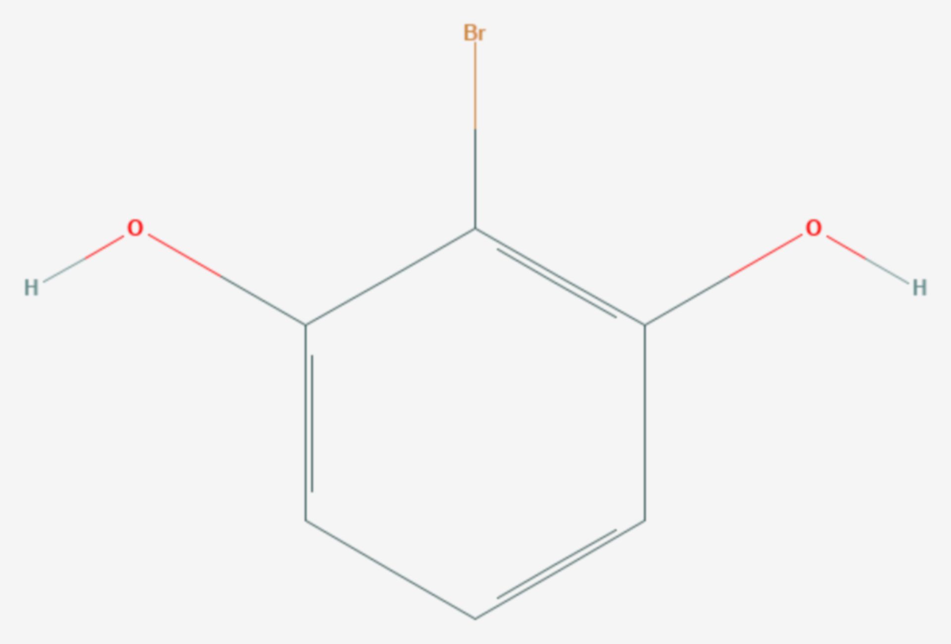 2-Bromresorcin (Strukturformel)