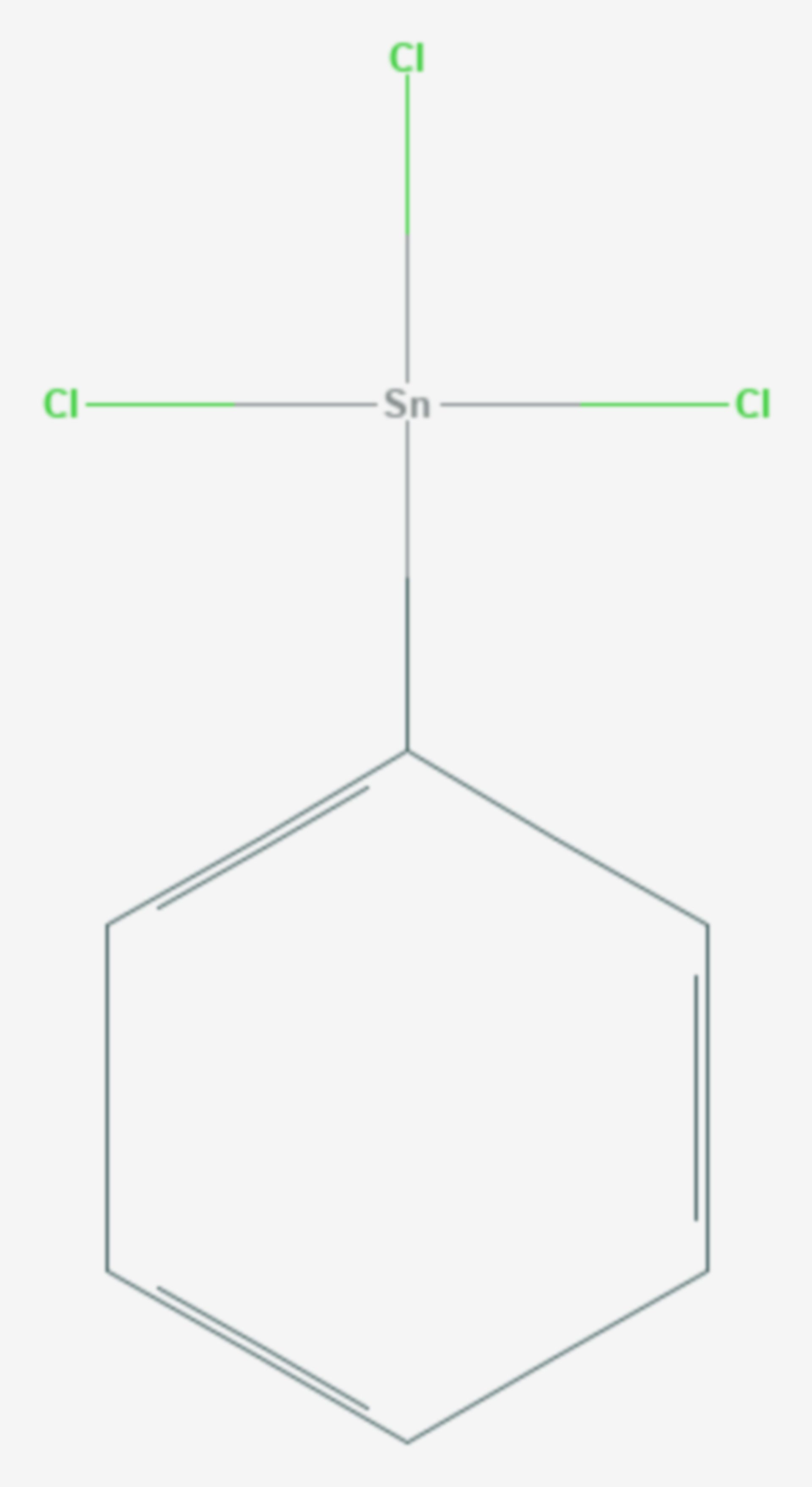 Phenylzinntrichlorid (Strukturformel)