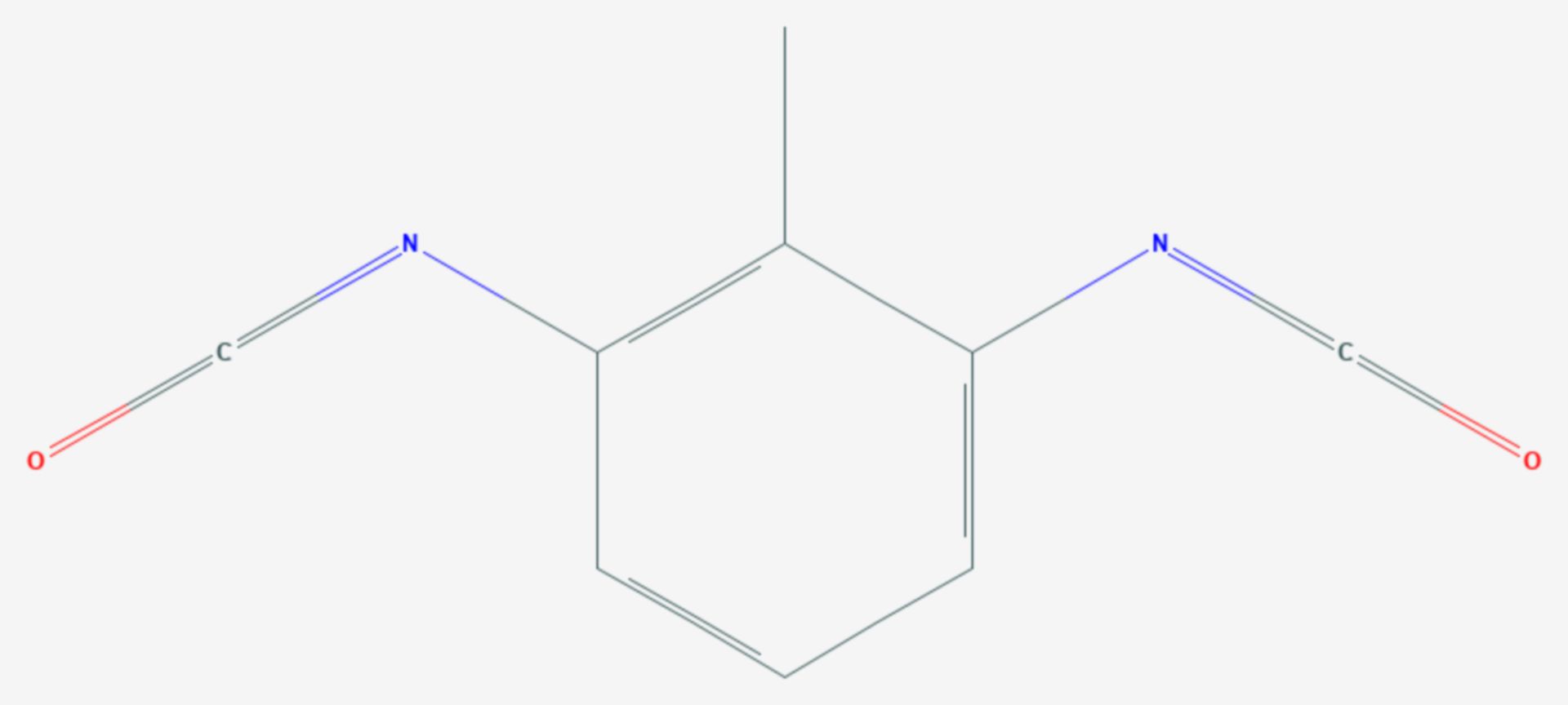 Toluol-2,6-diisocyanat (Strukturformel)