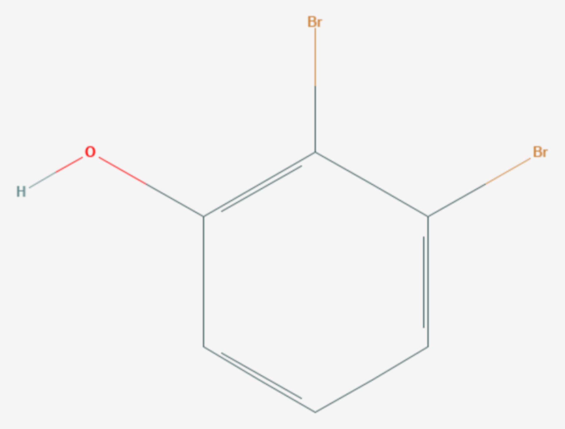 2,3-Dibromphenol (Strukturformel)