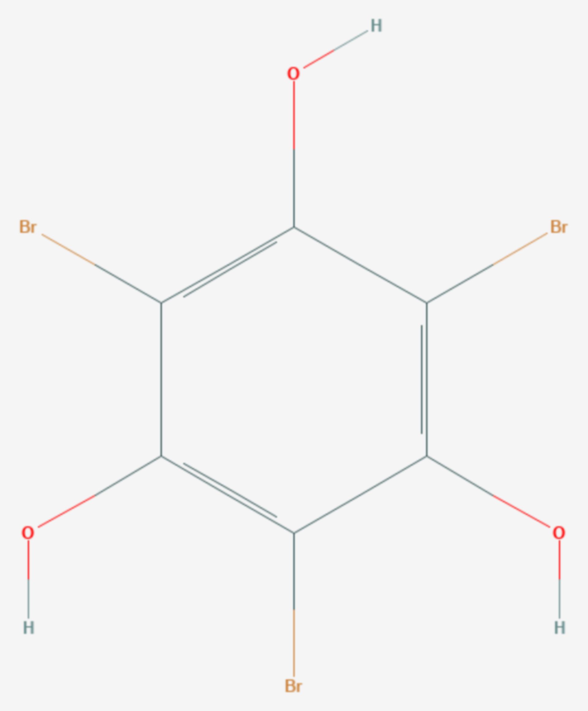 Tribromphloroglucin (Strukturformel)
