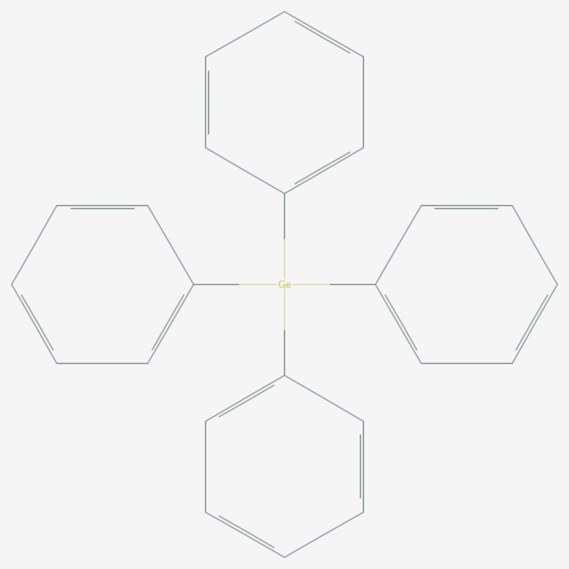 Tetraphenylgermanium (Strukturformel)