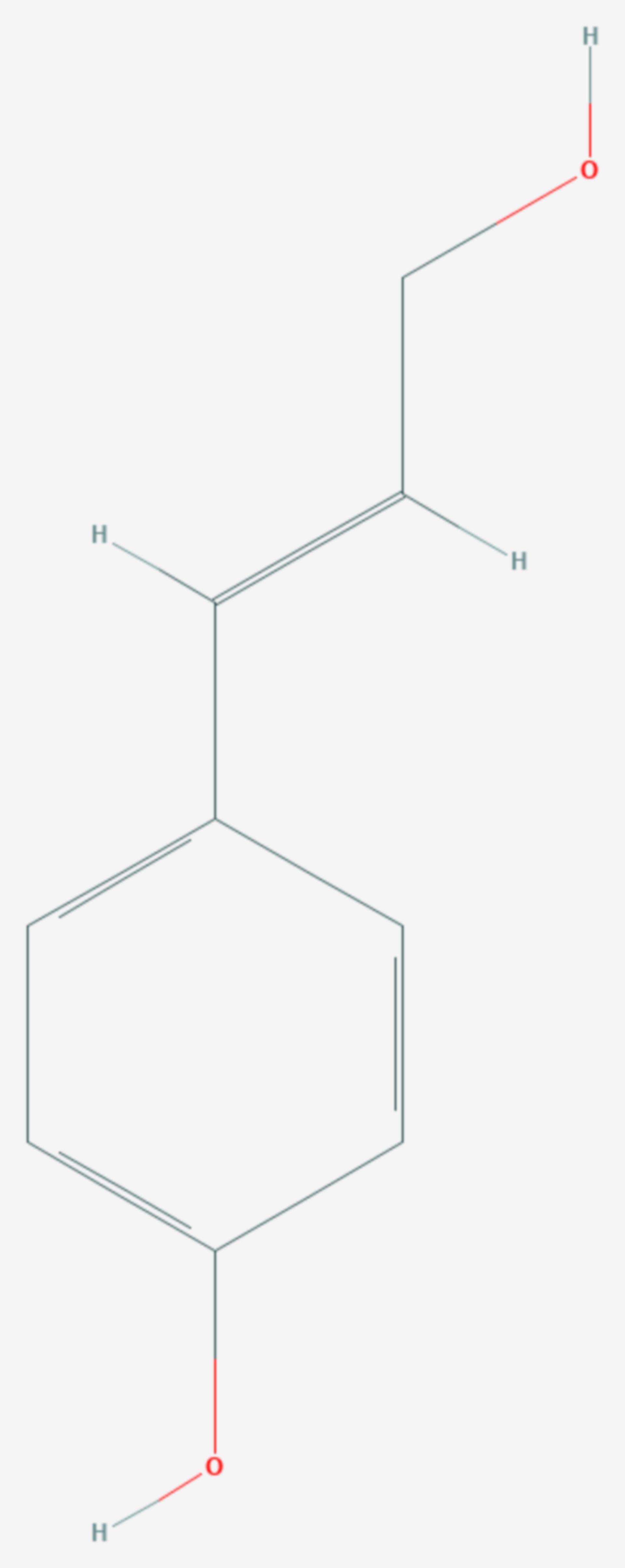 Cumarylalkohol (Strukturformel)
