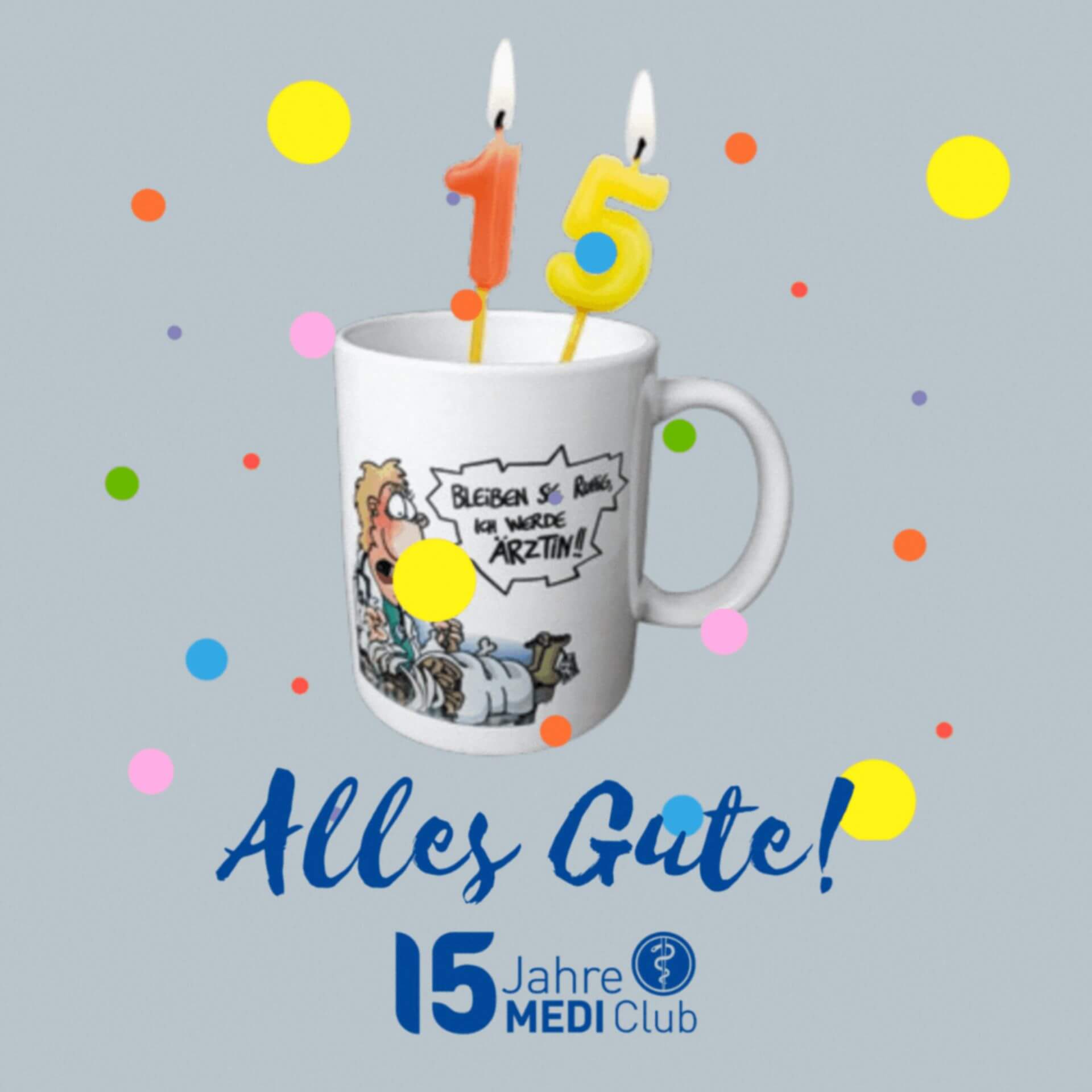 EIN GUTER BEKANNTER WIRD 15!