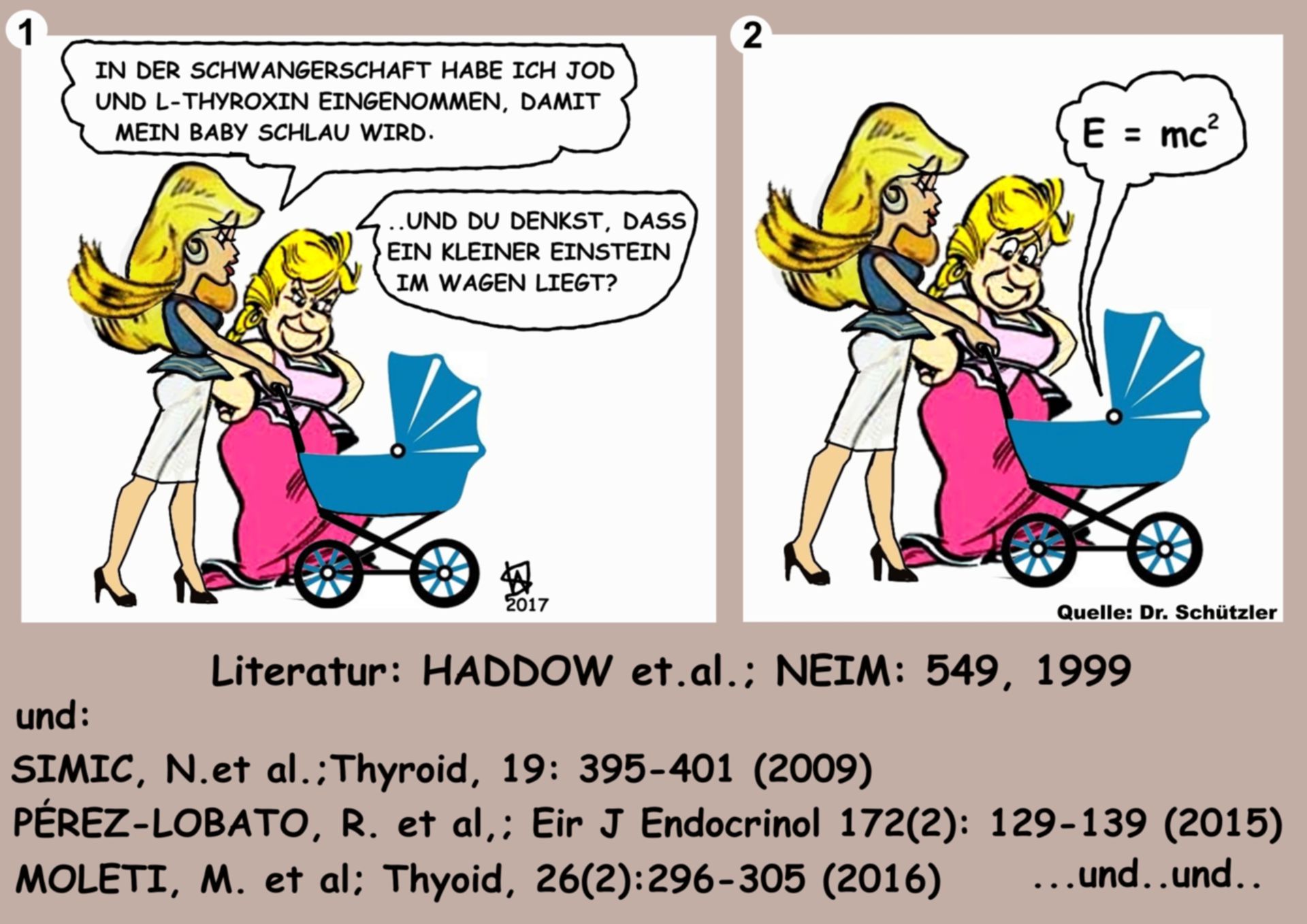 Jod und L-Thyroxin in der Schwangerschaft