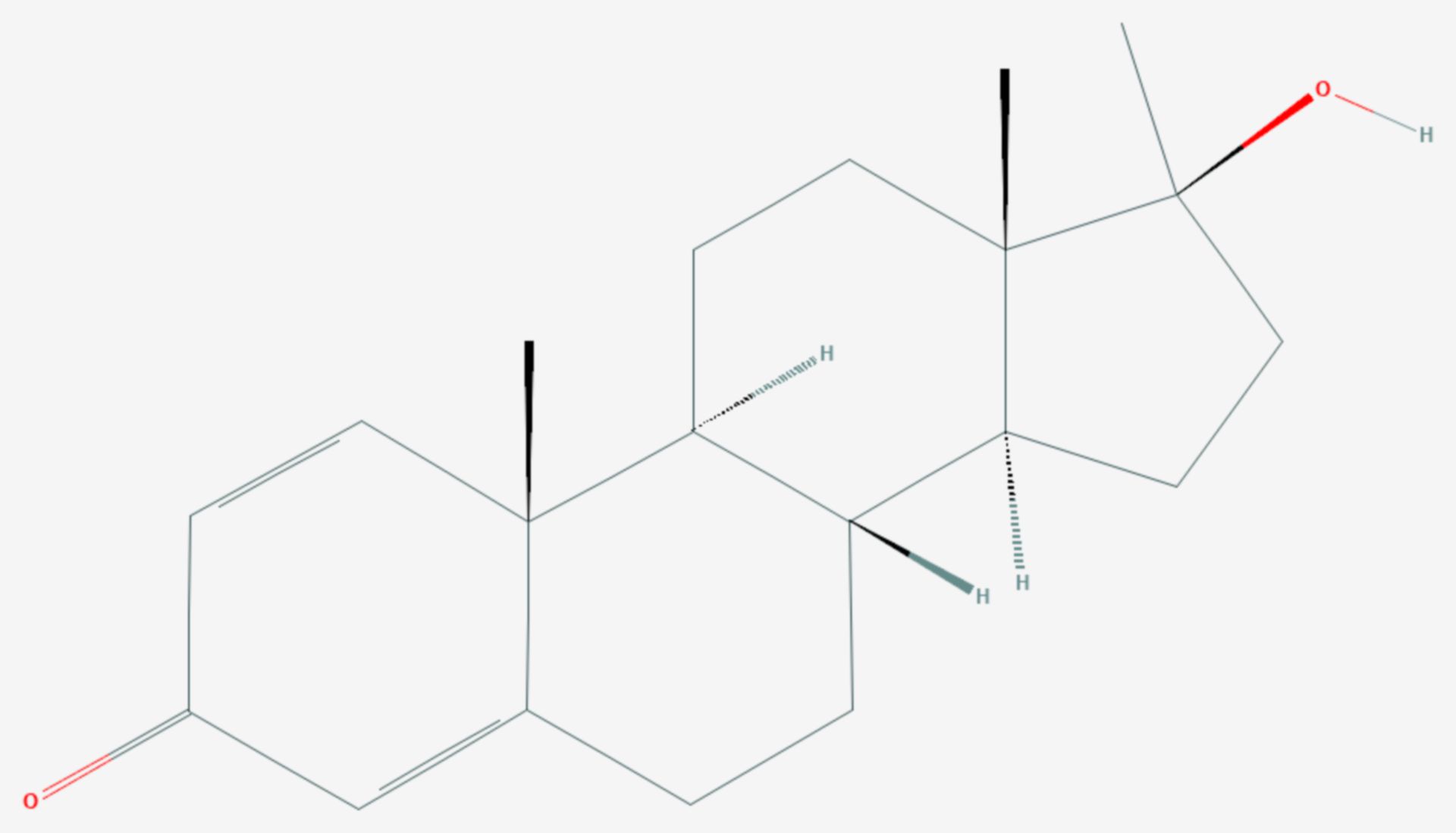 Metandienon (Strukturformel)
