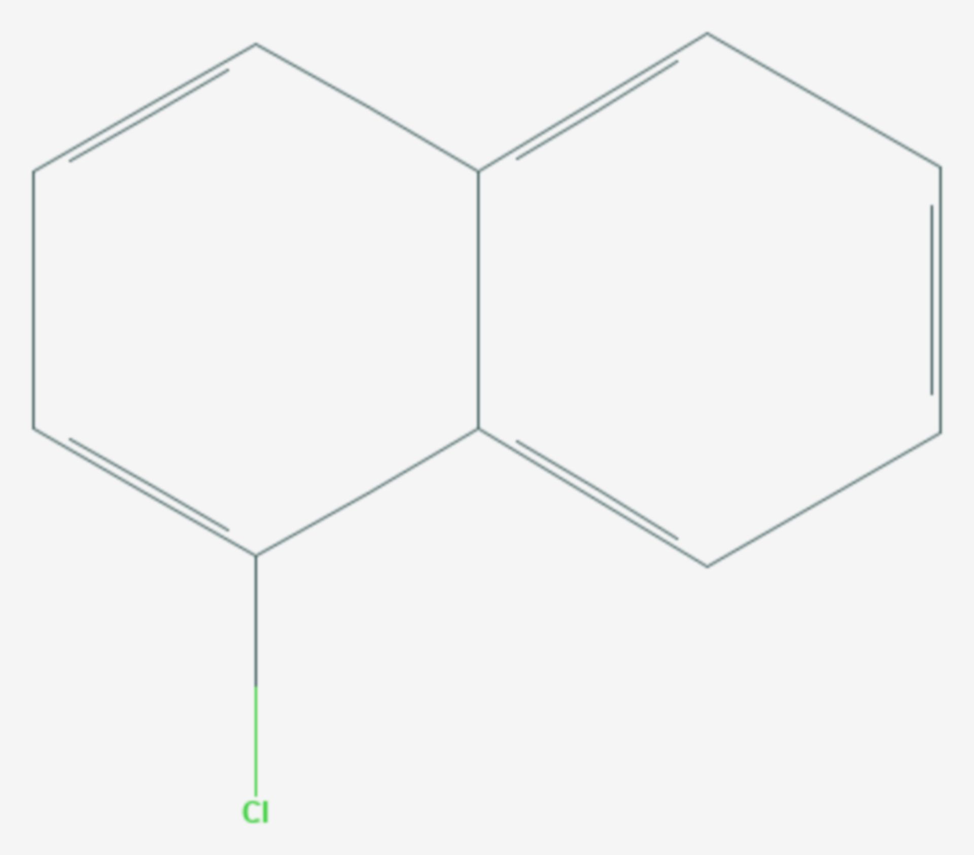 1-Chlornaphthalin (Strukturformel)