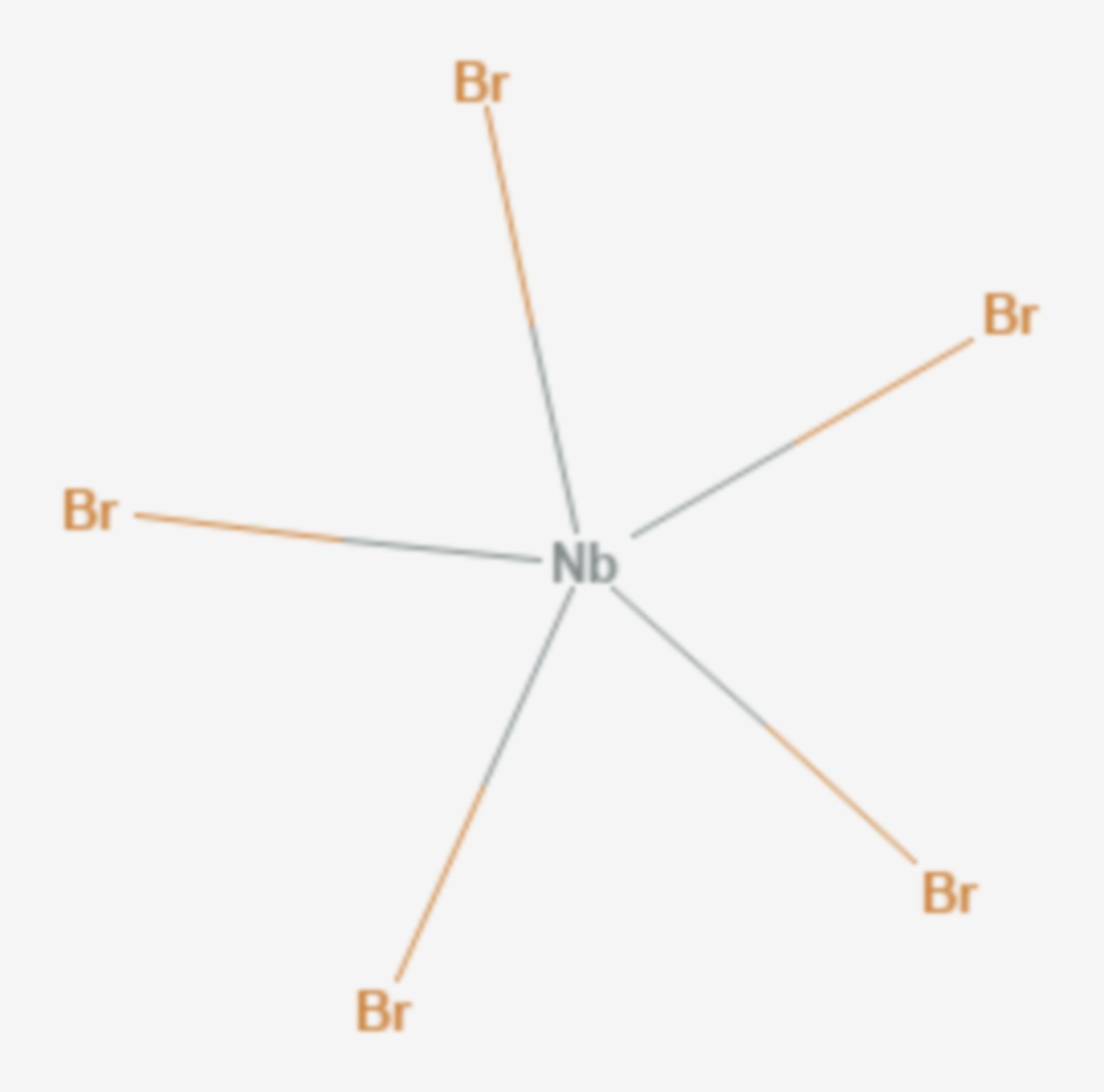 Niob(V)-bromid (Strukturformel)