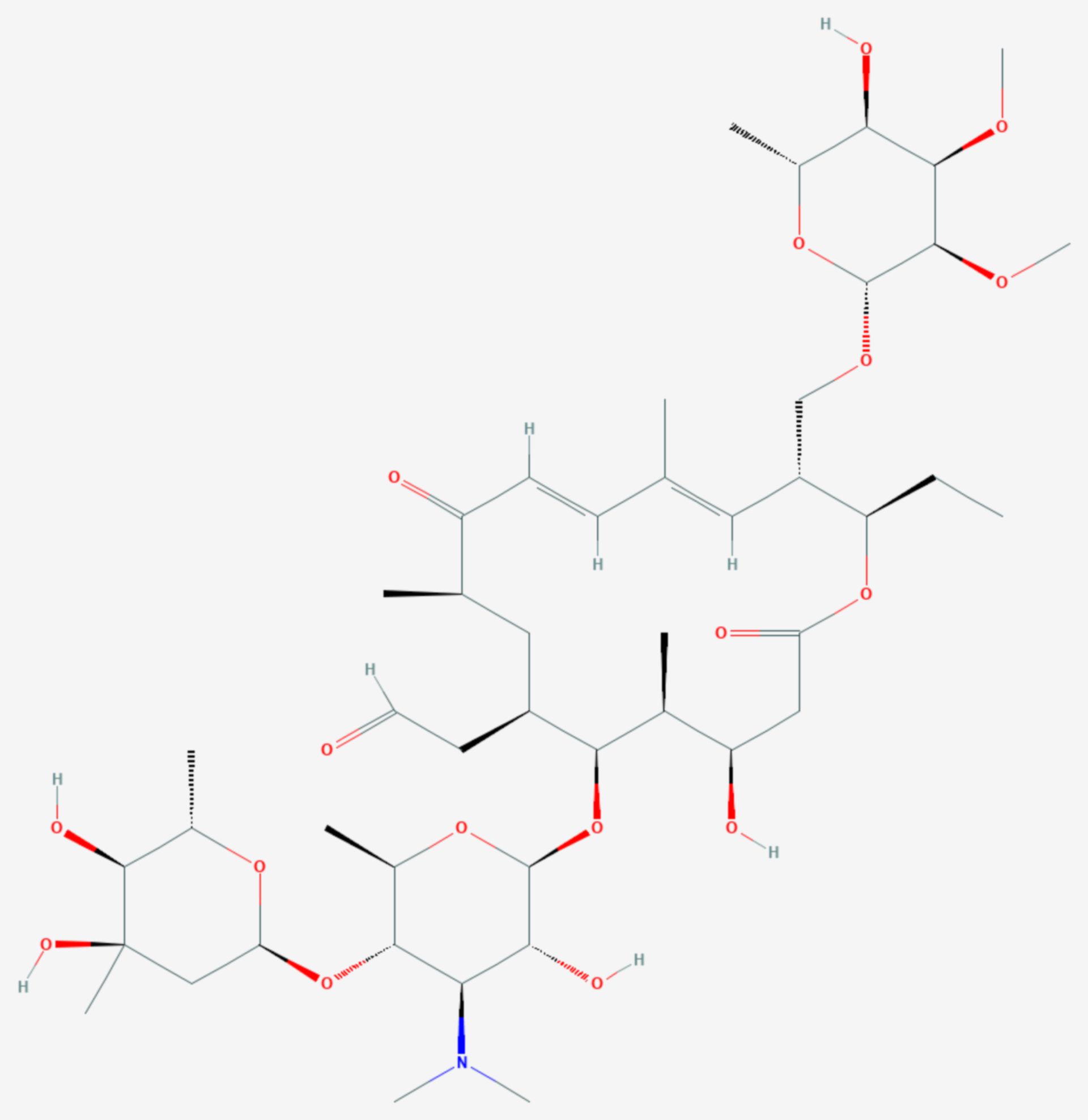 Tylosin (Strukturformel)