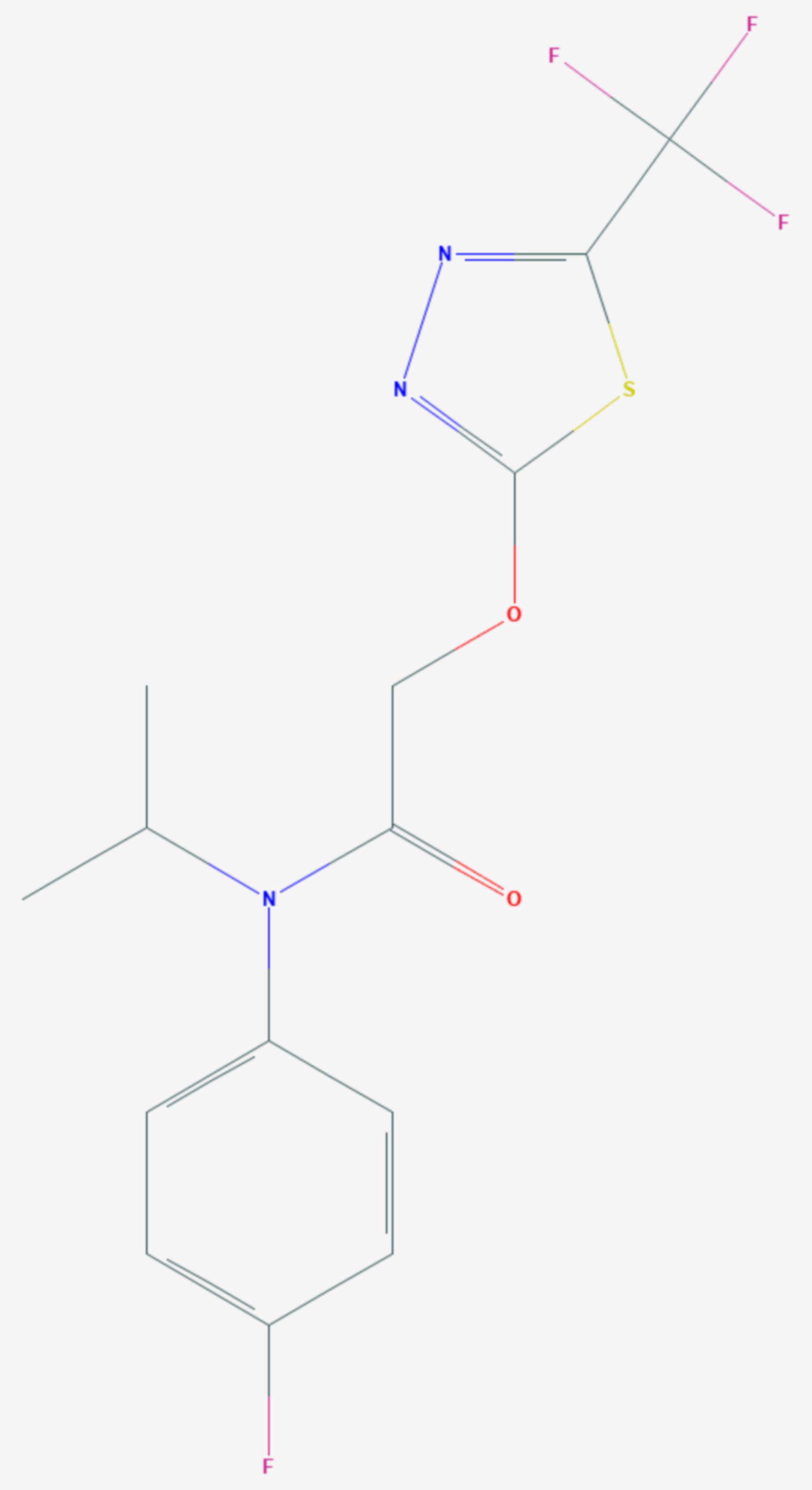 Flufenacet (Strukturformel)