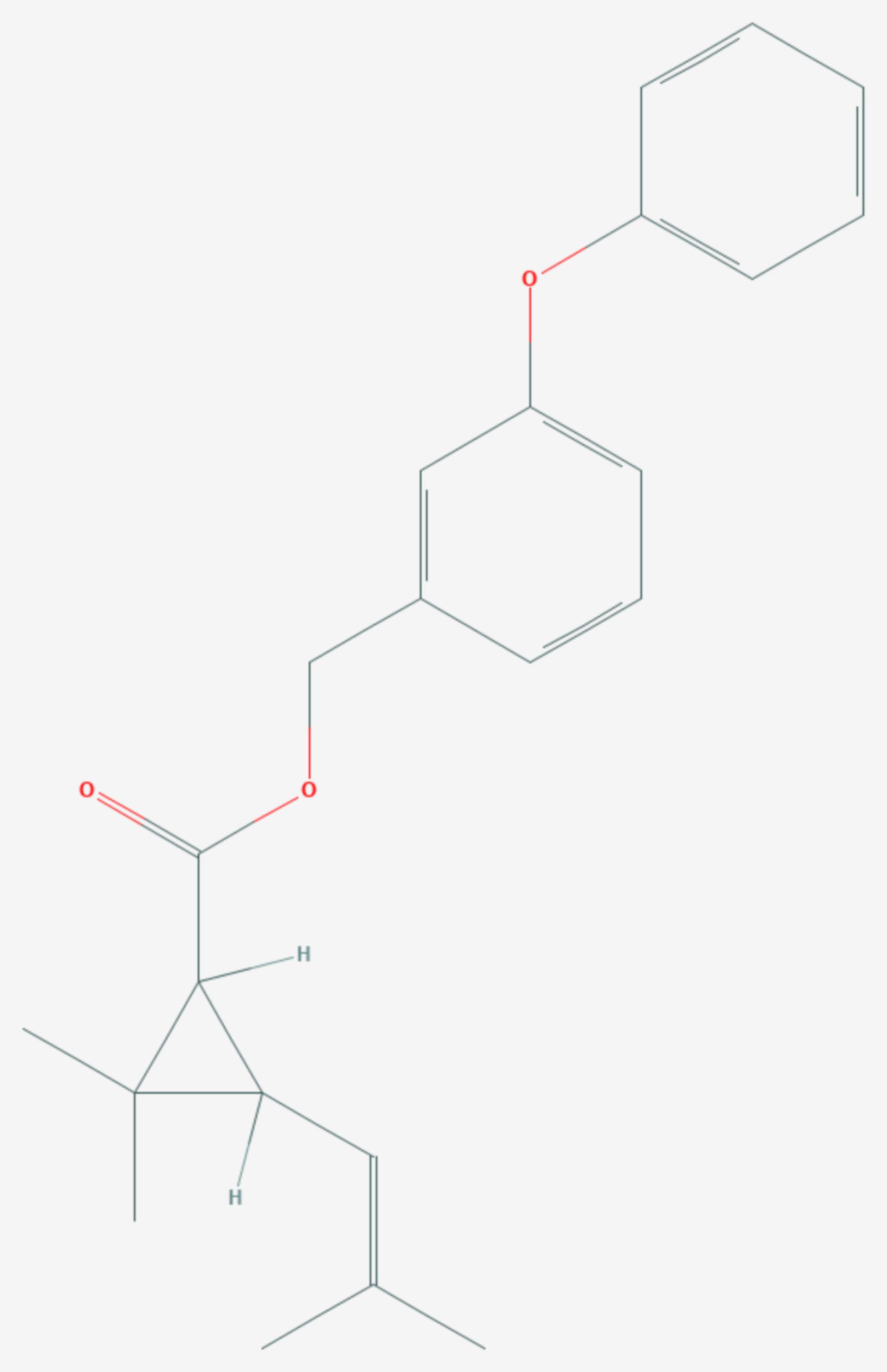 Phenothrin (Strukturformel)