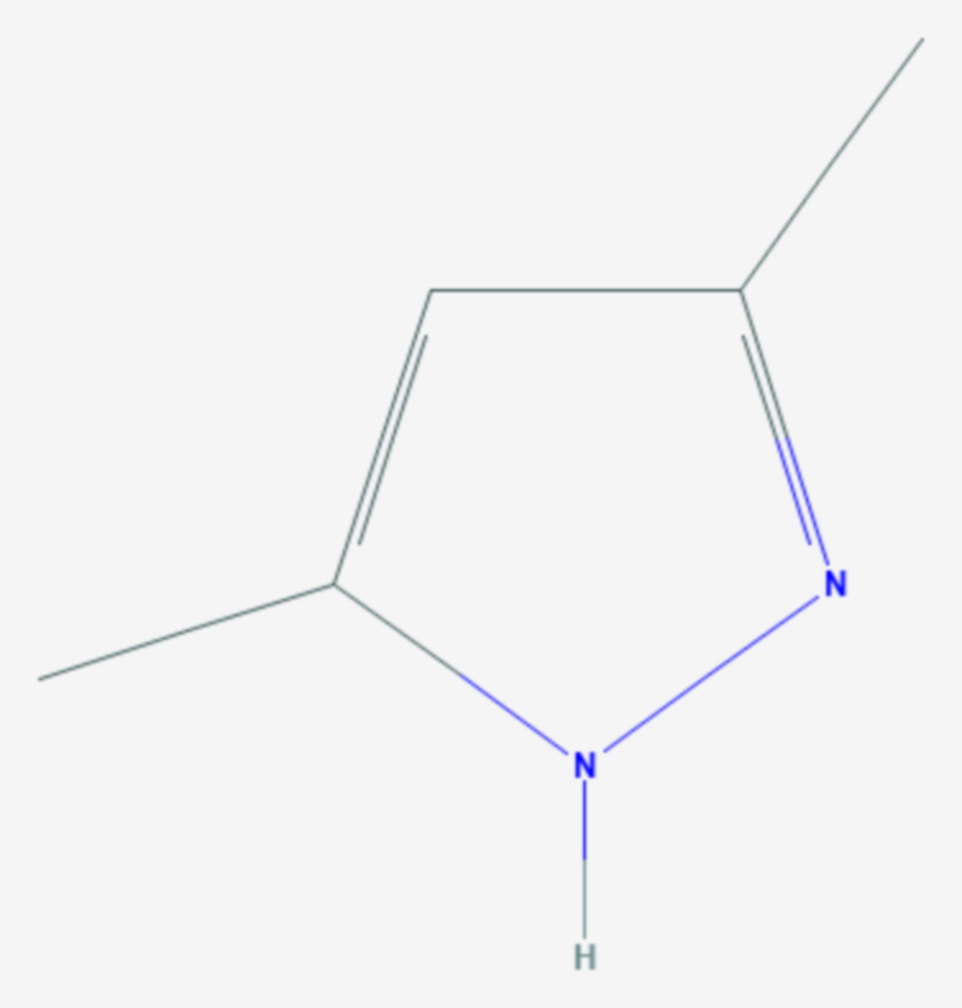 3,5-Dimethylpyrazol (Strukturformel)