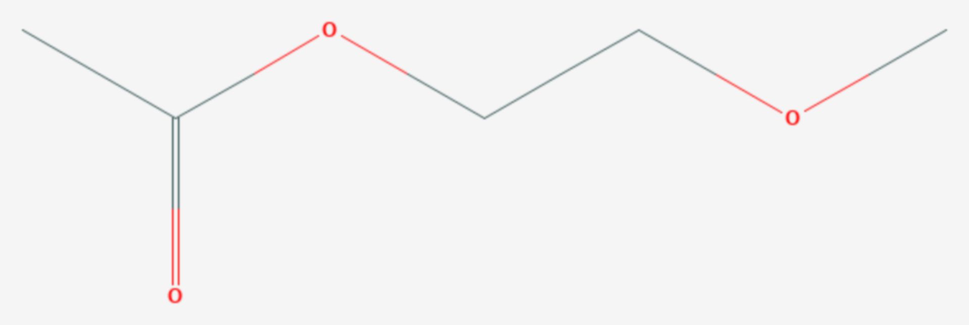 2-Methoxyethylacetat (Strukturformel)