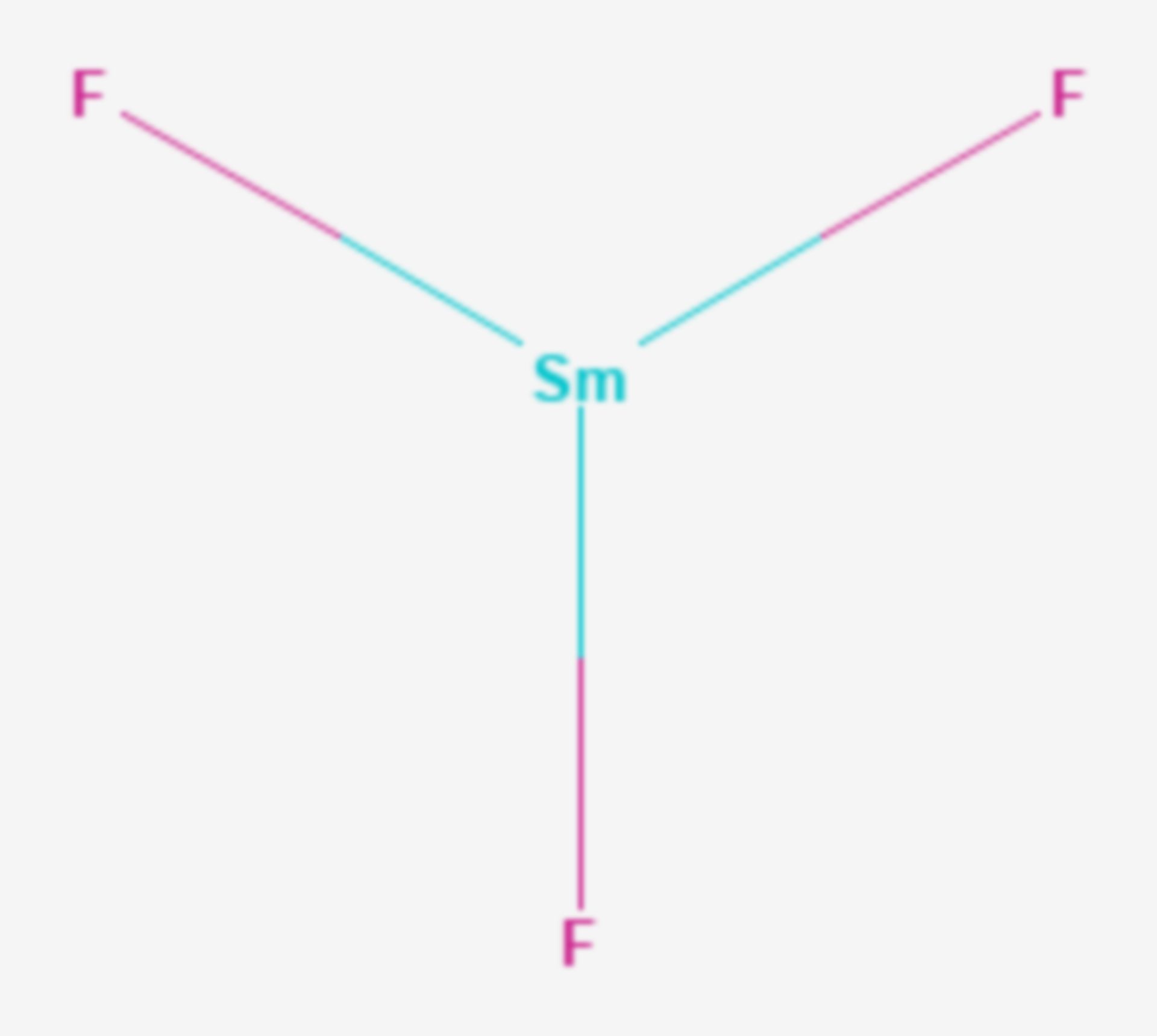 Samarium(III)-fluorid (Strukturformel)