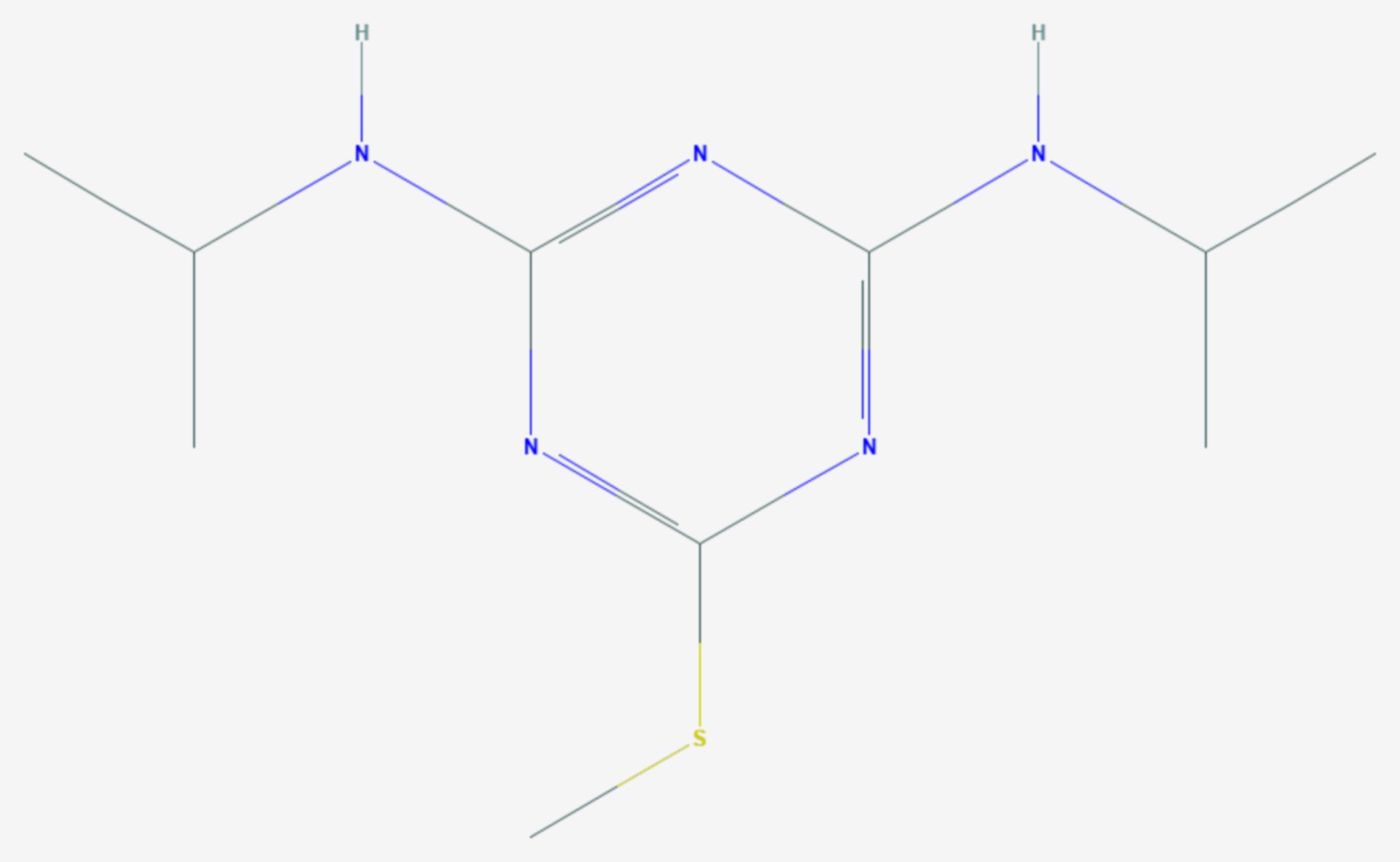 Prometryn (Strukturformel)