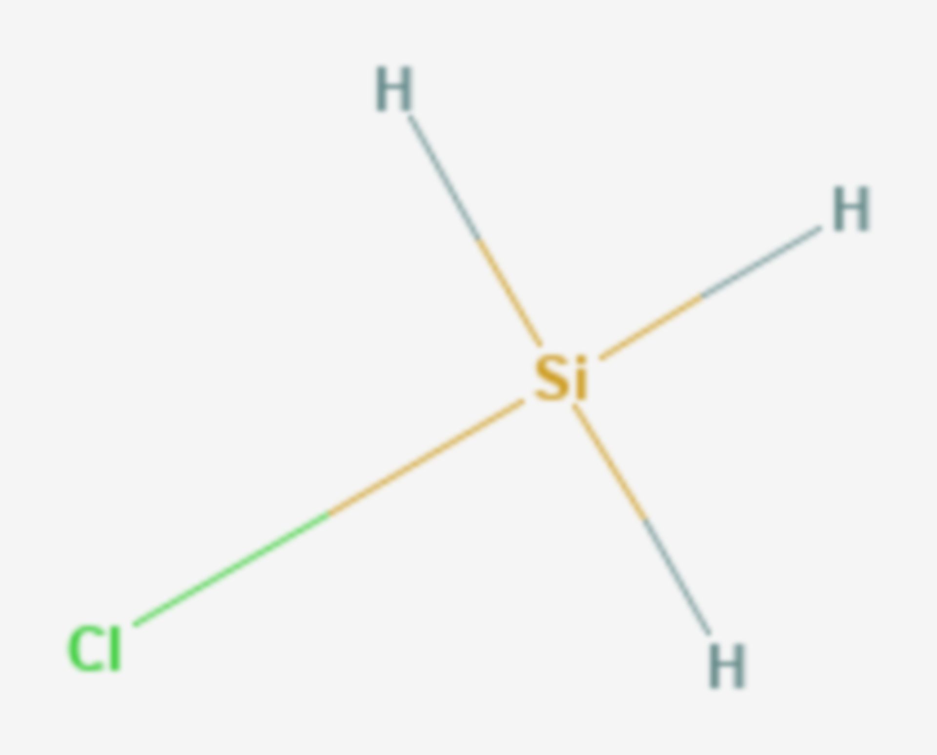 Monochlorsilan (Strukturformel)