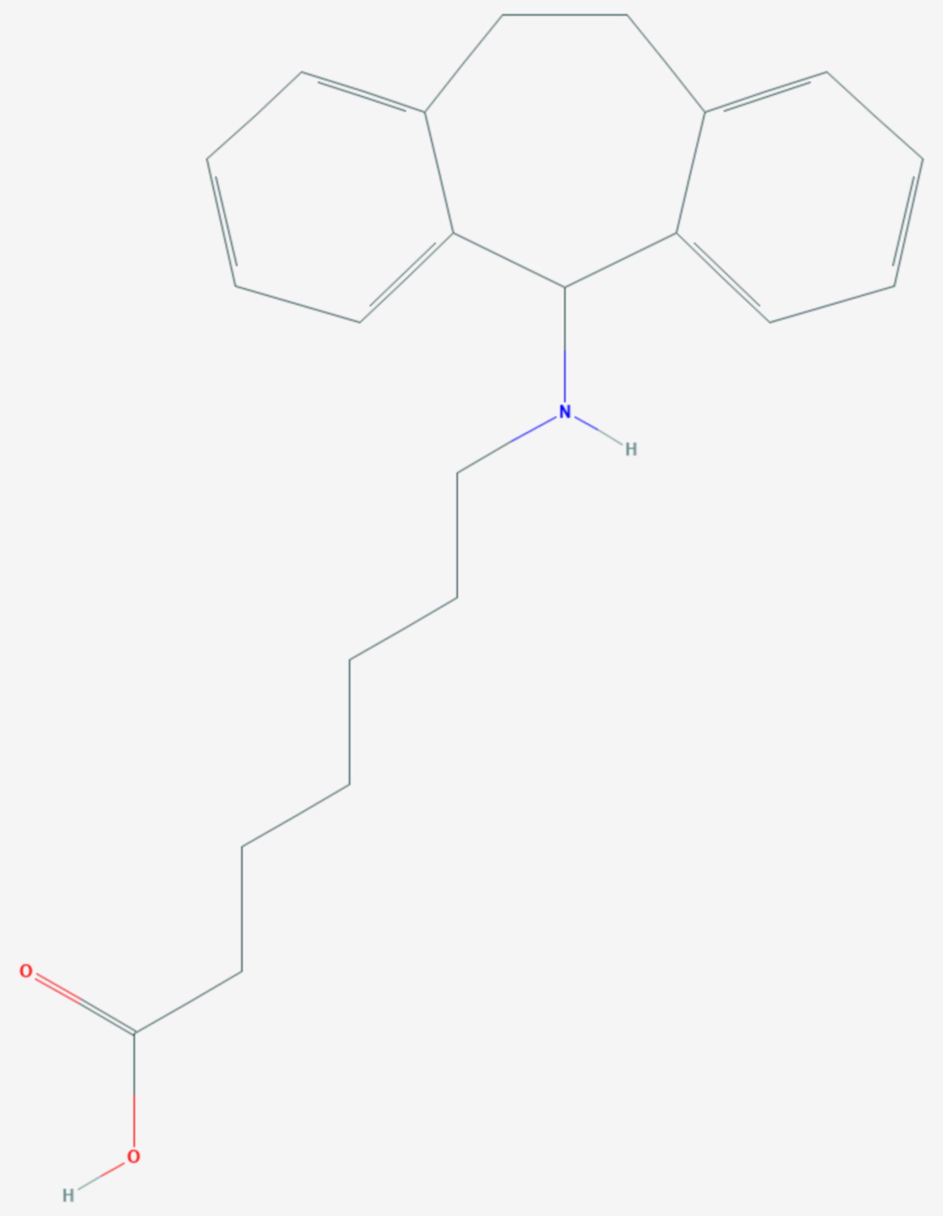 Amineptin (Strukturformel)